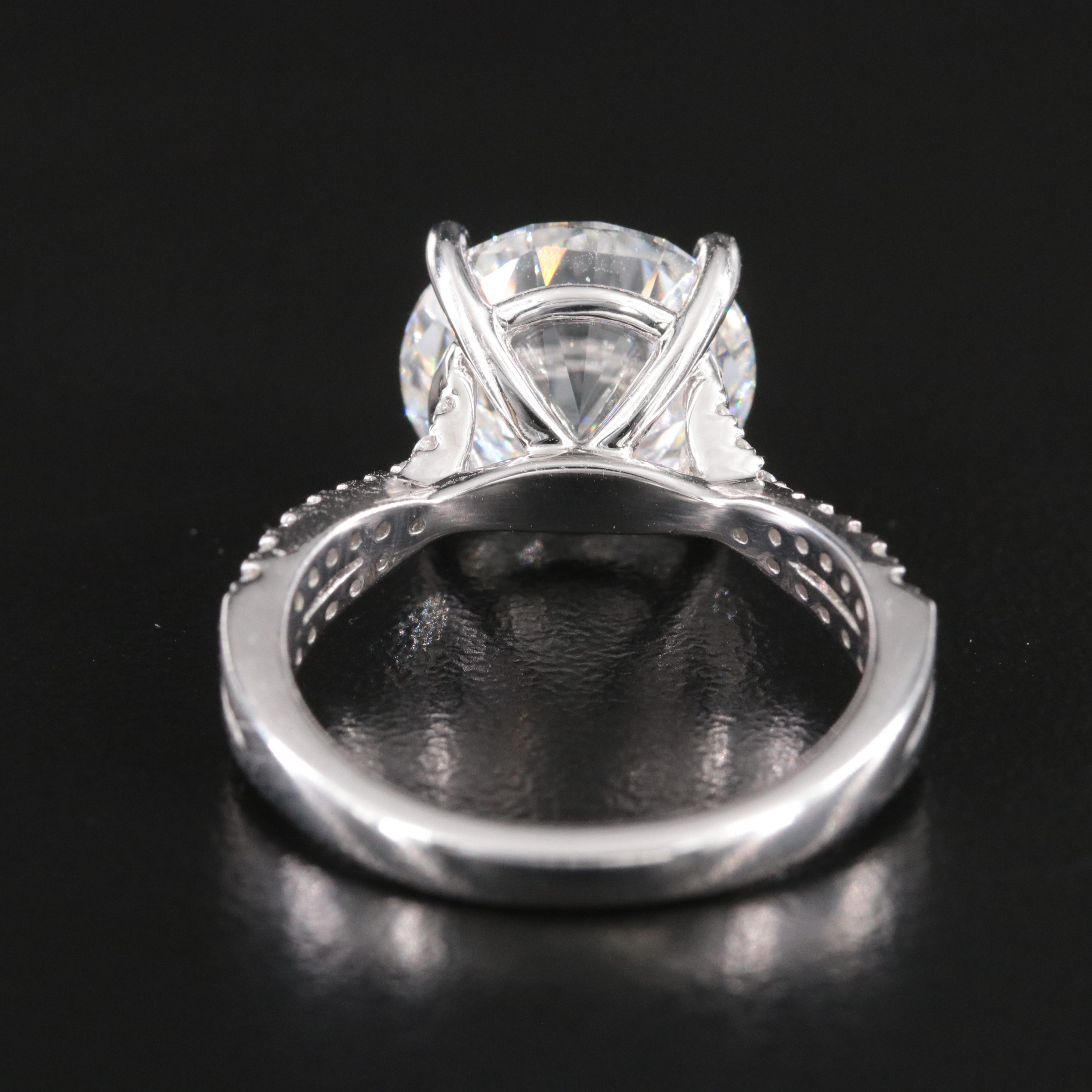 14K 5.16 CTW Lab Grown Diamond Ring