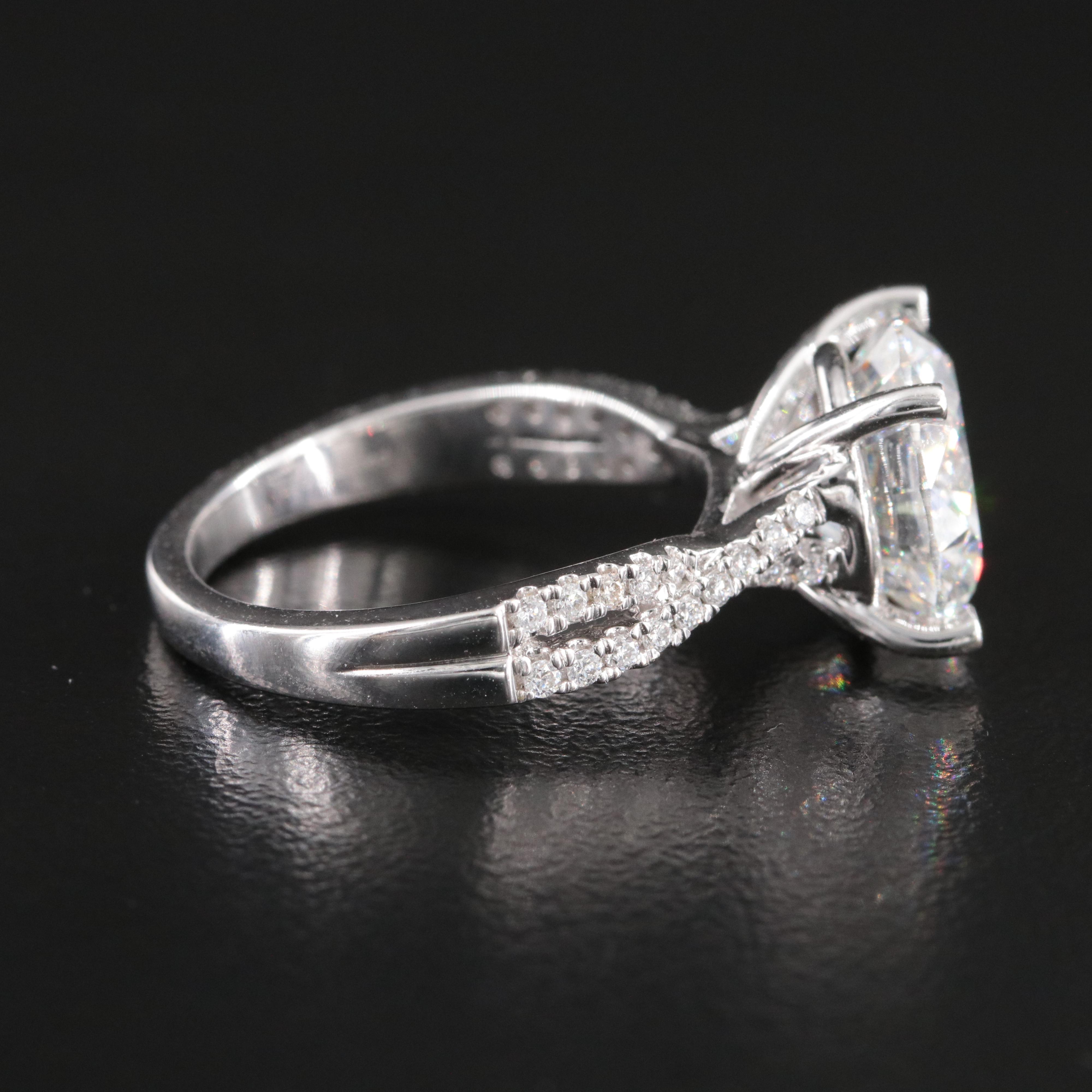 14K 5.16 CTW Lab Grown Diamond Ring