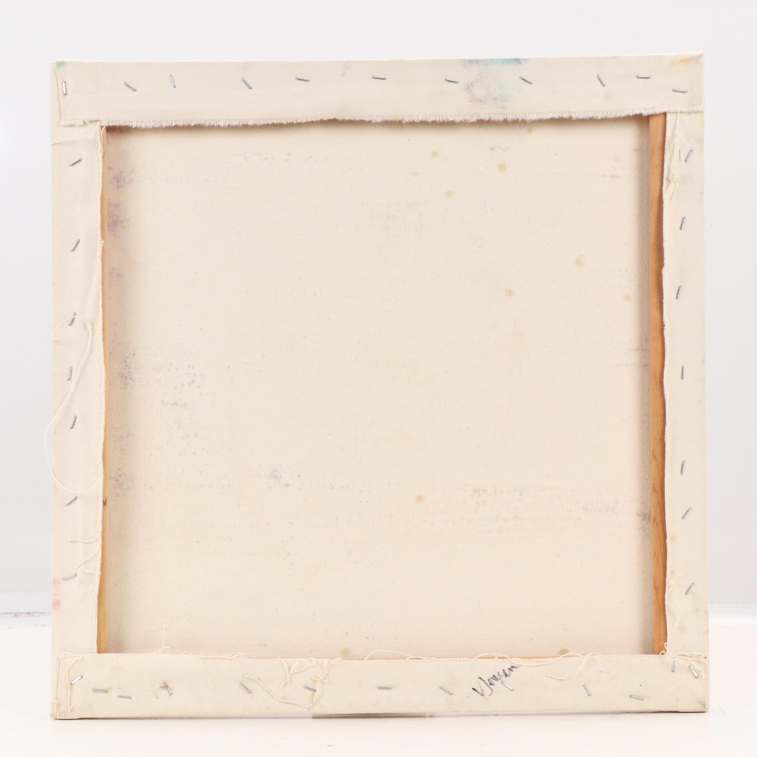 Victoria Jensen Acrylic Portrait of Woman, 21st Century