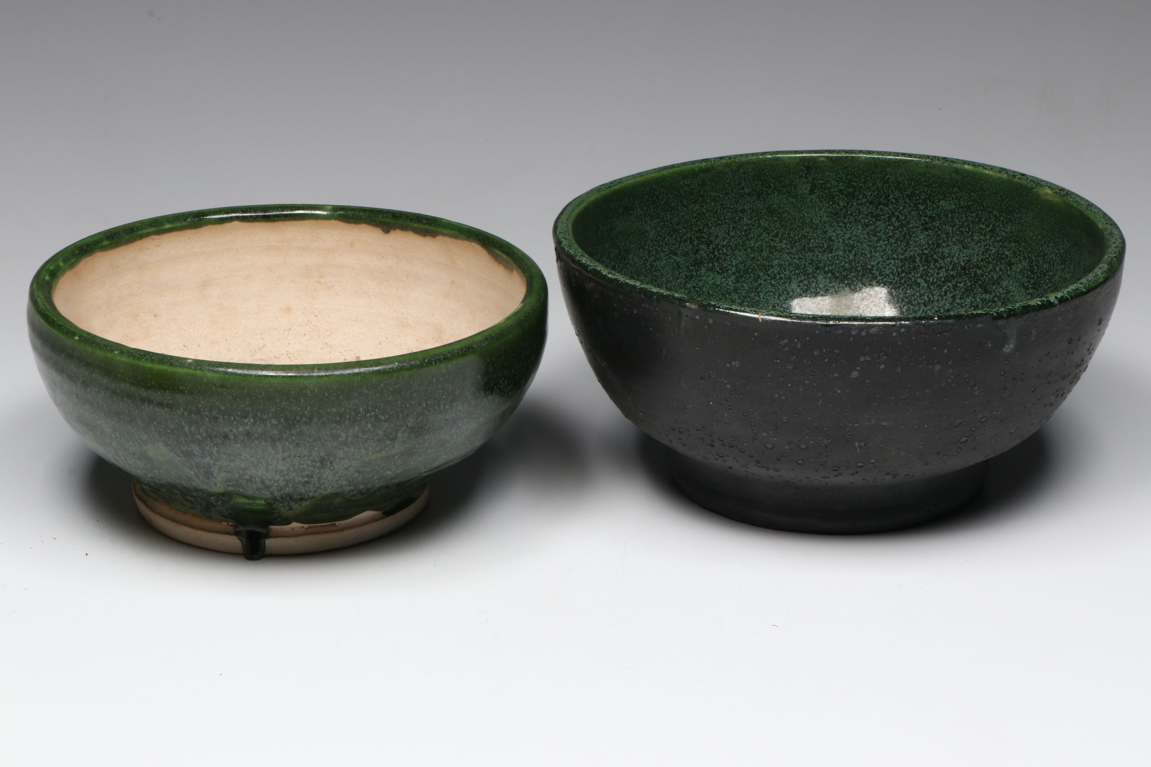 W. Lutz Art Pottery Planters, Vases, and Bowls, Late 20th Century