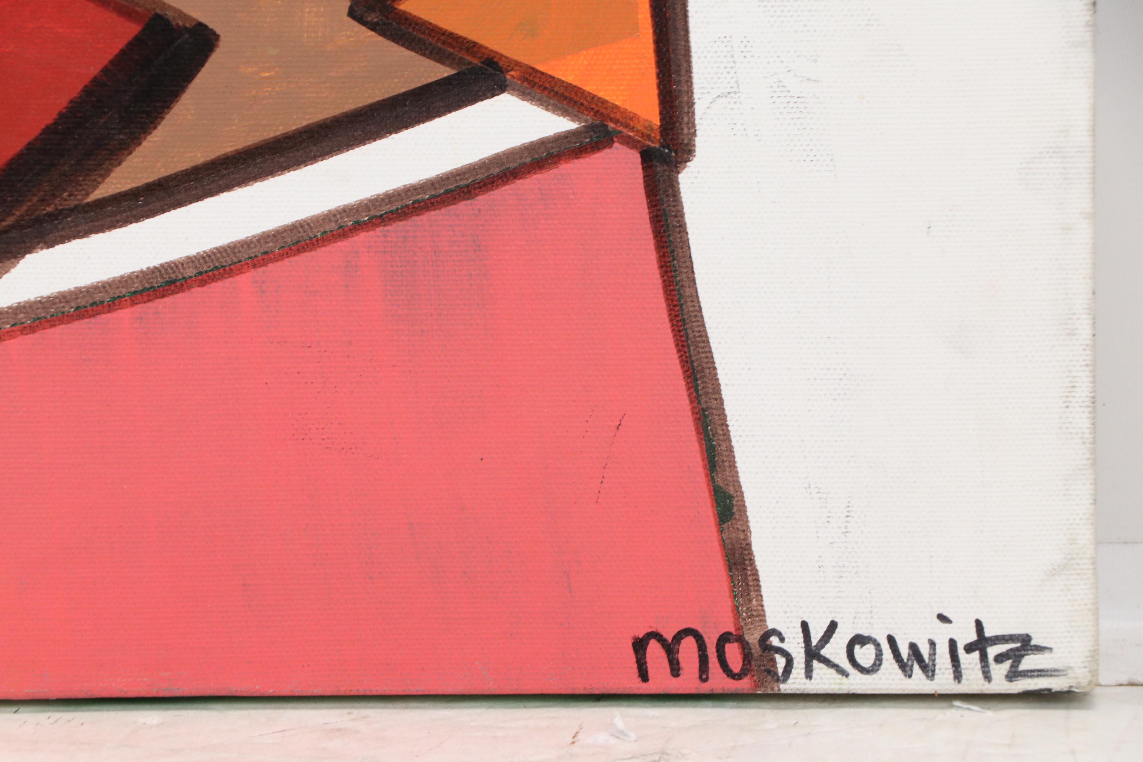 Mauri Moskowitz Abstract Acrylic Paintings, 21st Century