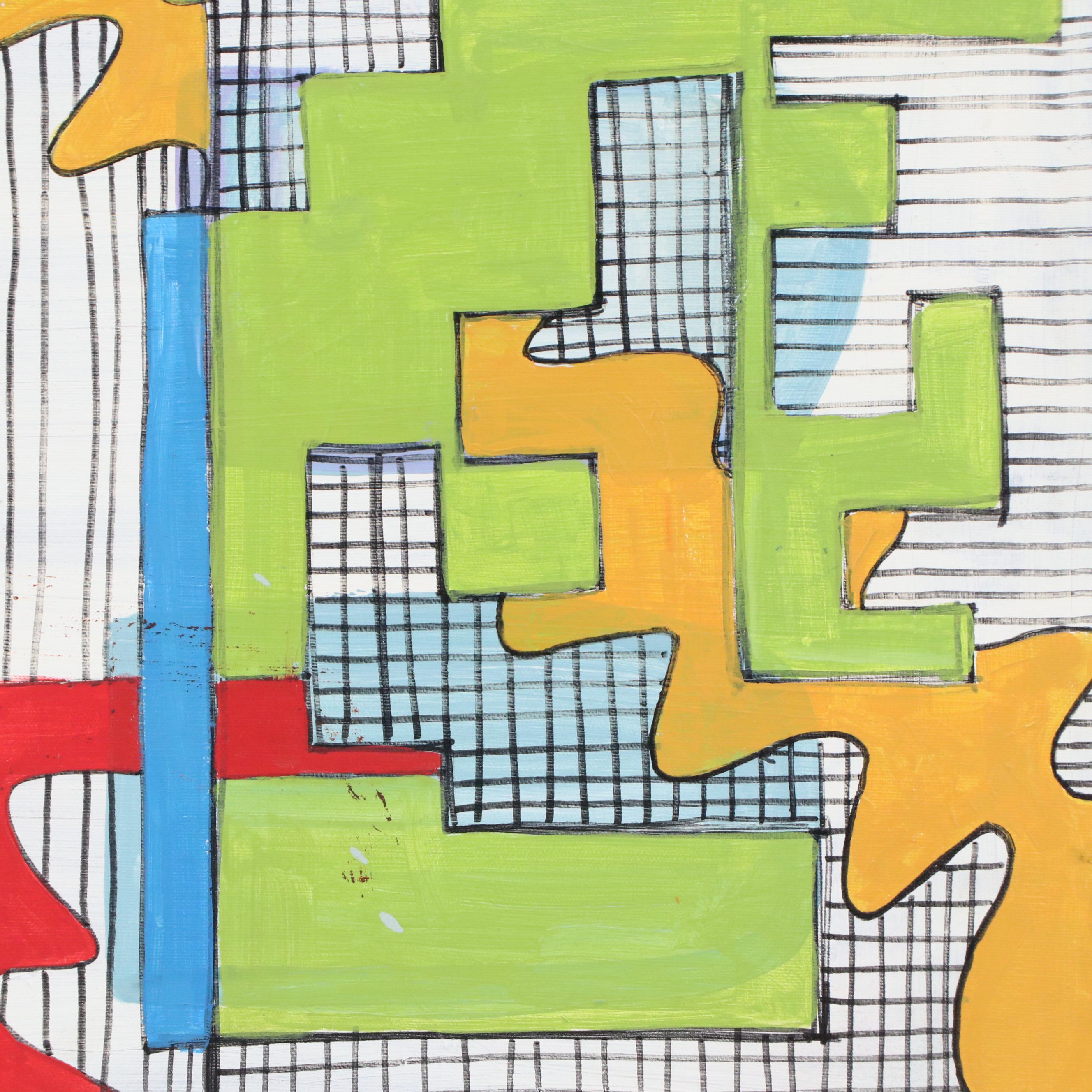 Mauri Moskowitz Abstract Acrylic Paintings, 21st Century