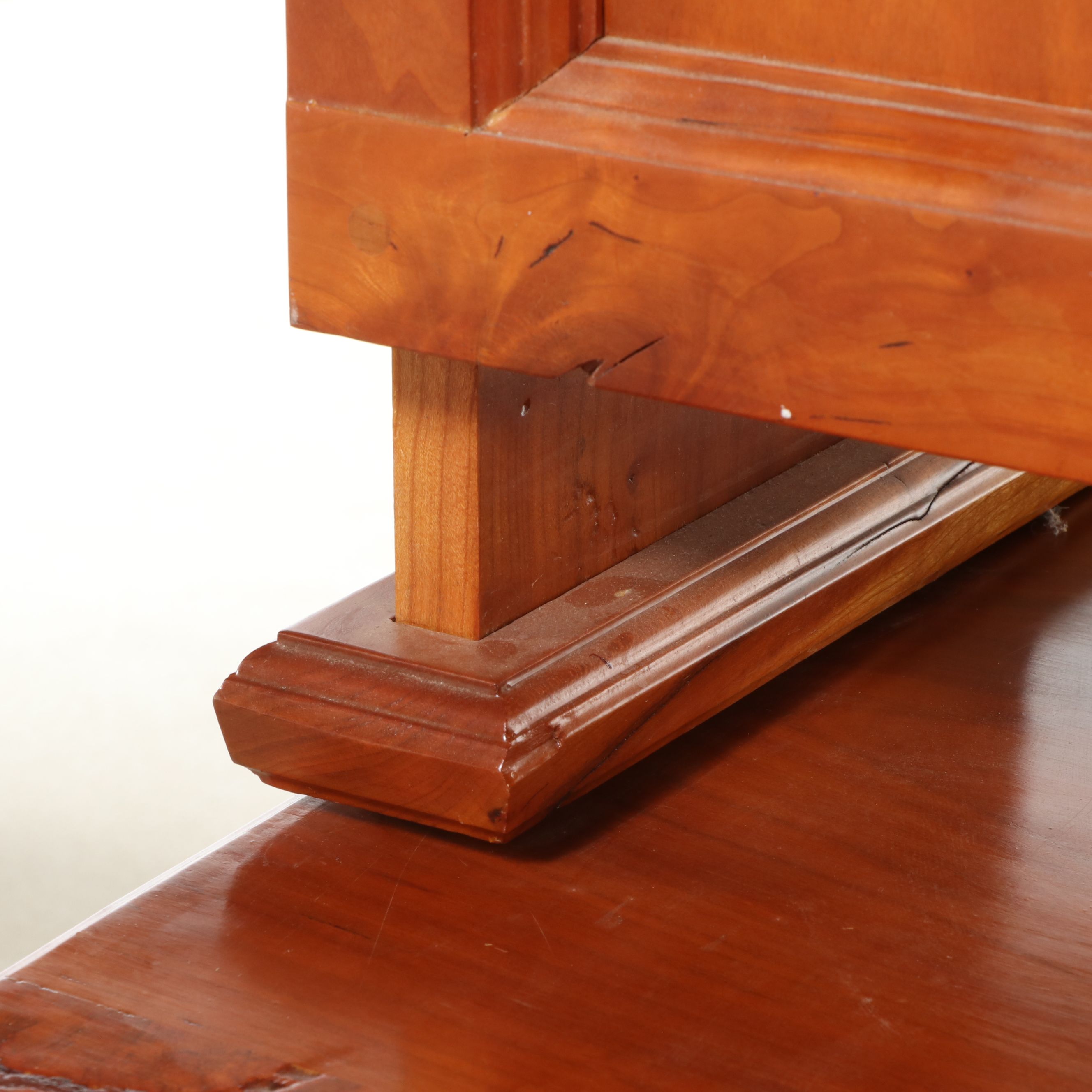 Federal Style Mahogany Finish Two-Tier Clerk's Desk