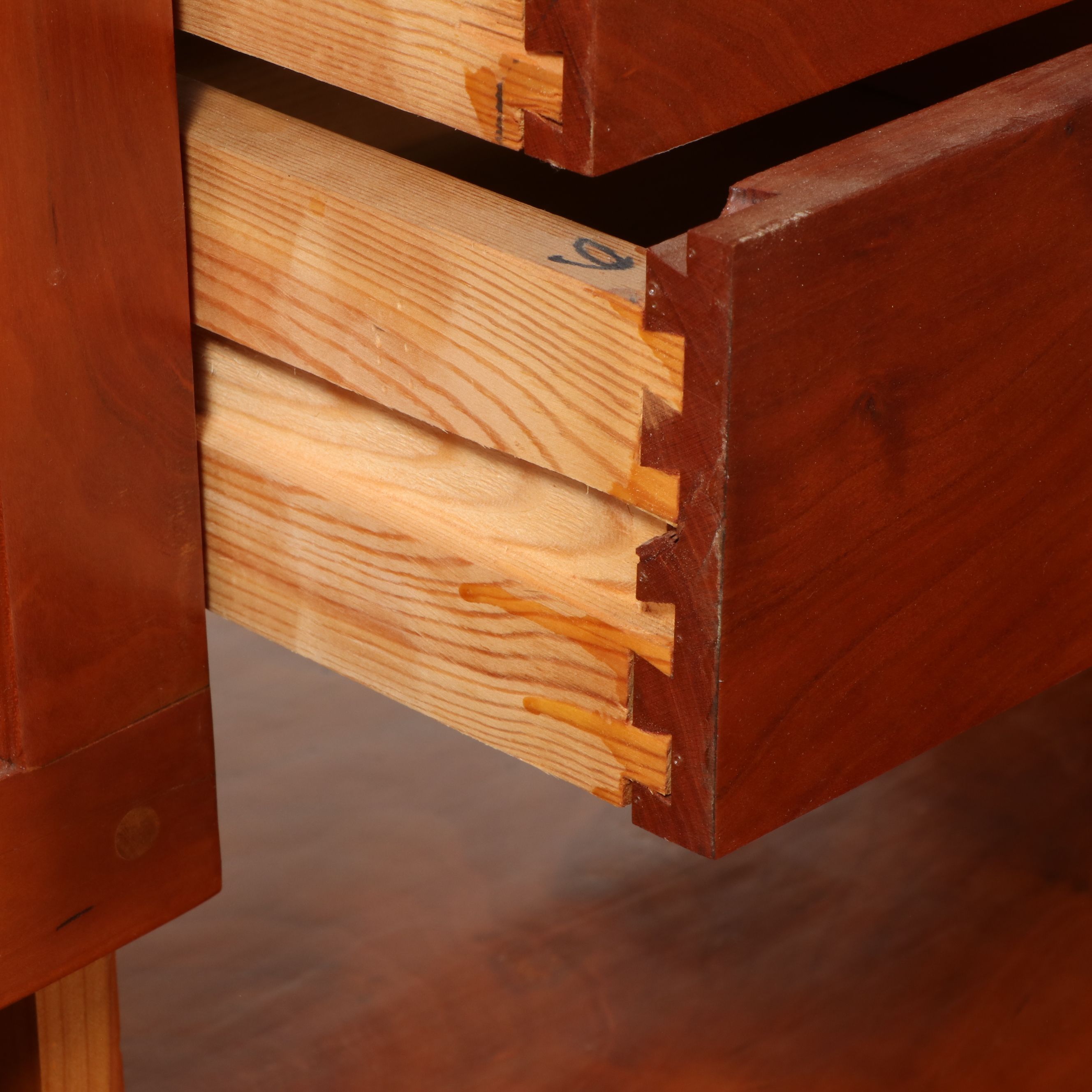 Federal Style Mahogany Finish Two-Tier Clerk's Desk