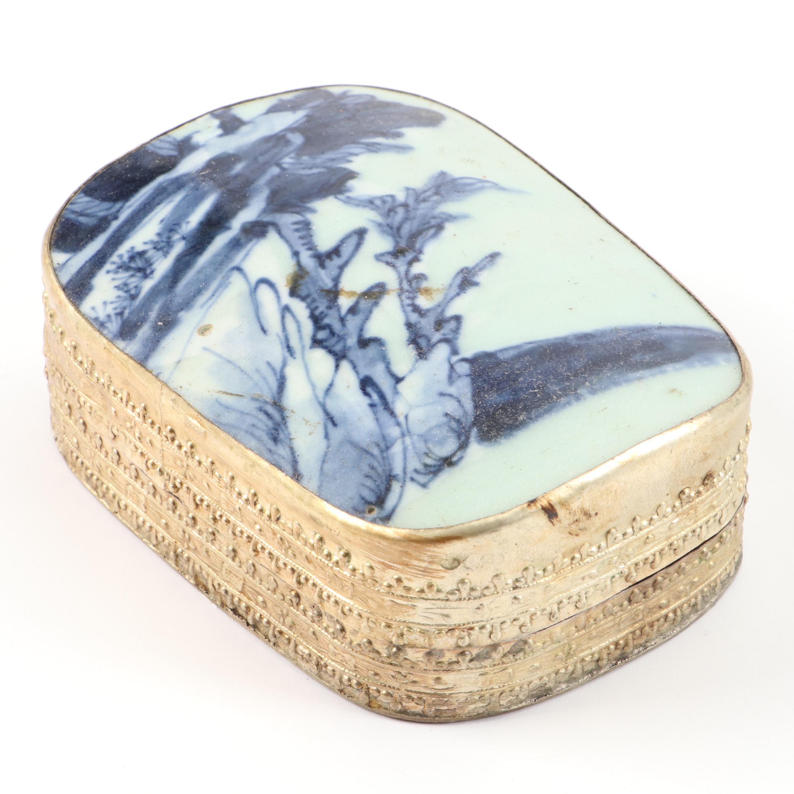 Mottahedeh "Blue Canton" Ceramic Scalloped Bowl and More Blue and White Décor