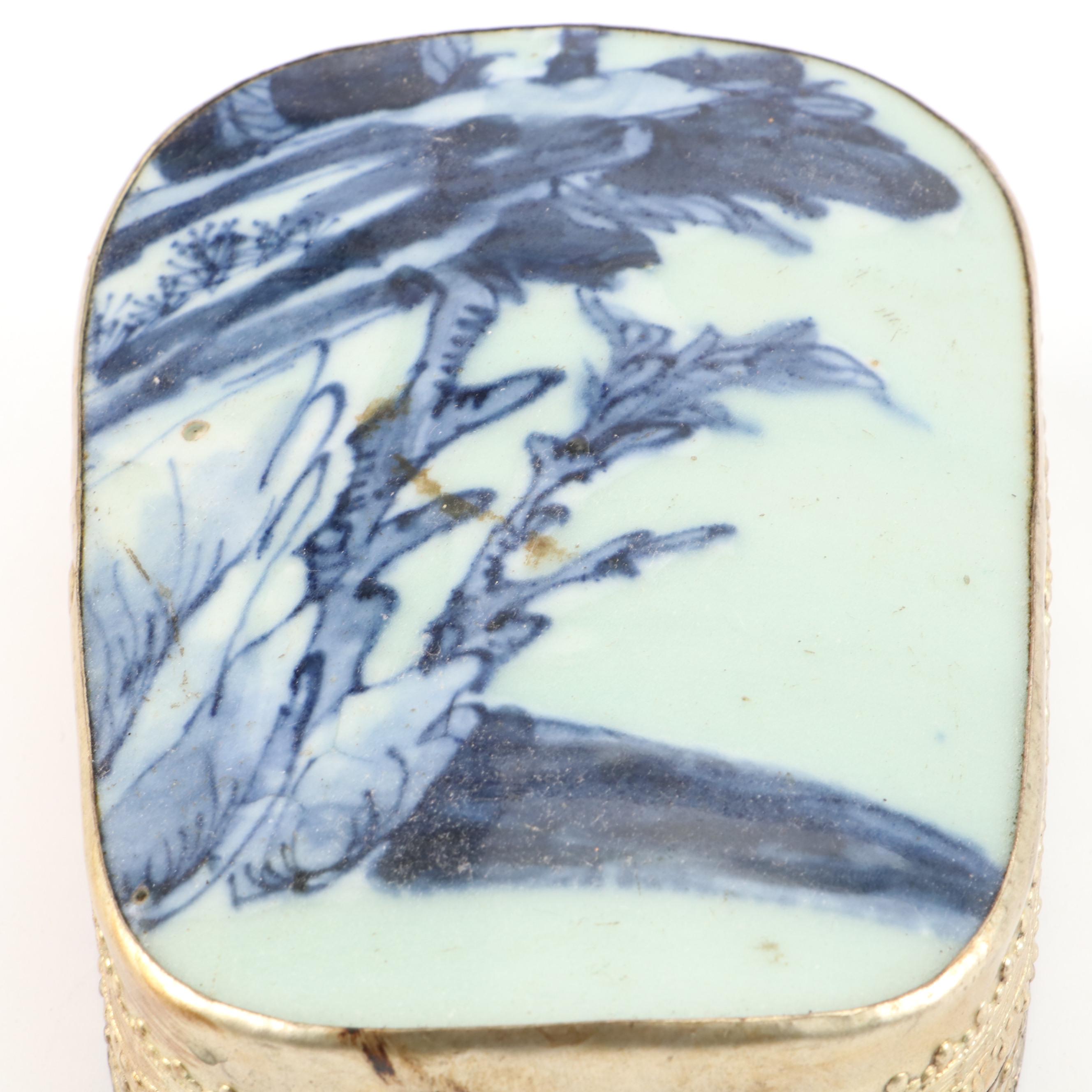 Mottahedeh "Blue Canton" Ceramic Scalloped Bowl and More Blue and White Décor