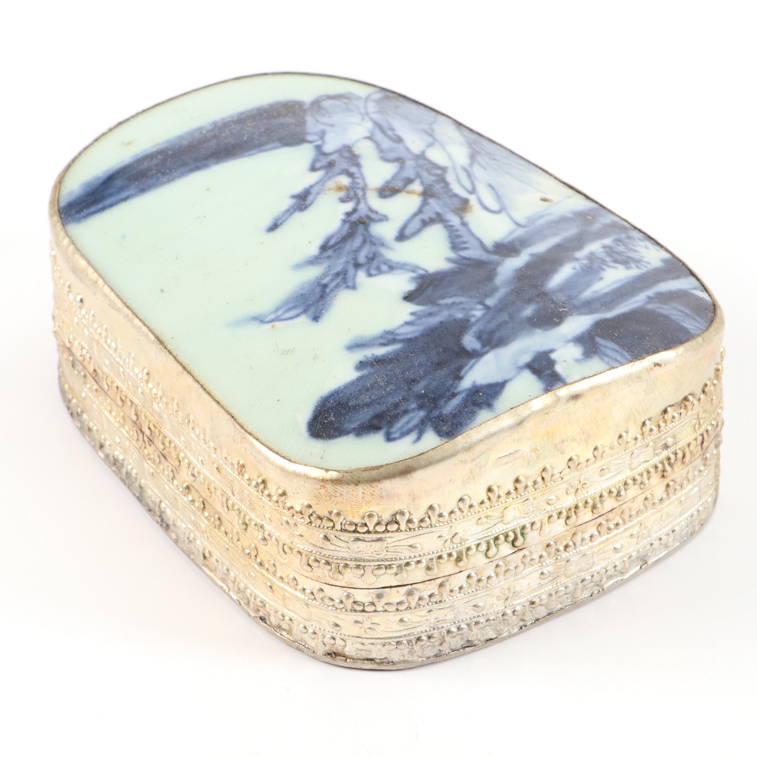 Mottahedeh "Blue Canton" Ceramic Scalloped Bowl and More Blue and White Décor