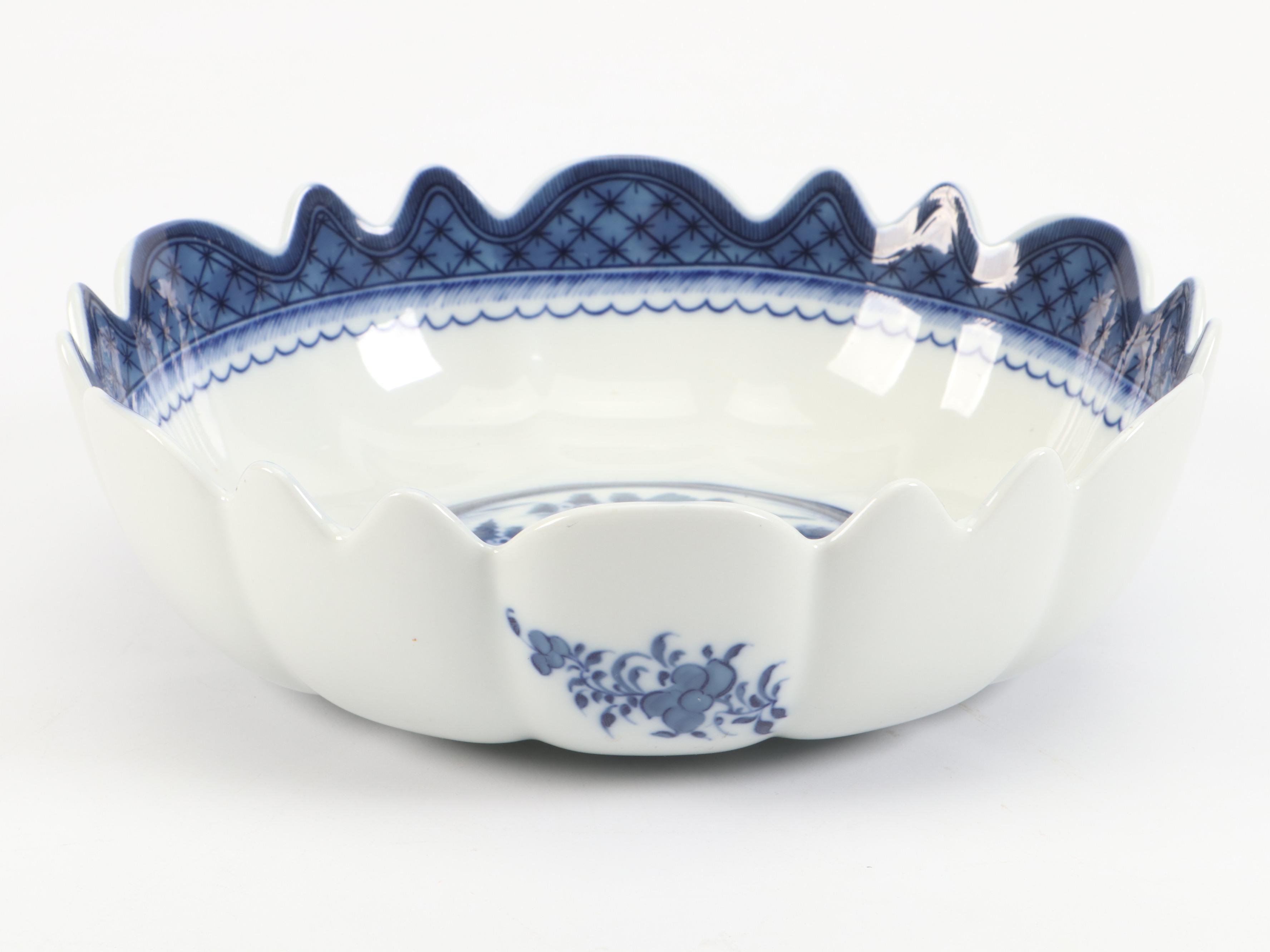 Mottahedeh "Blue Canton" Ceramic Scalloped Bowl and More Blue and White Décor