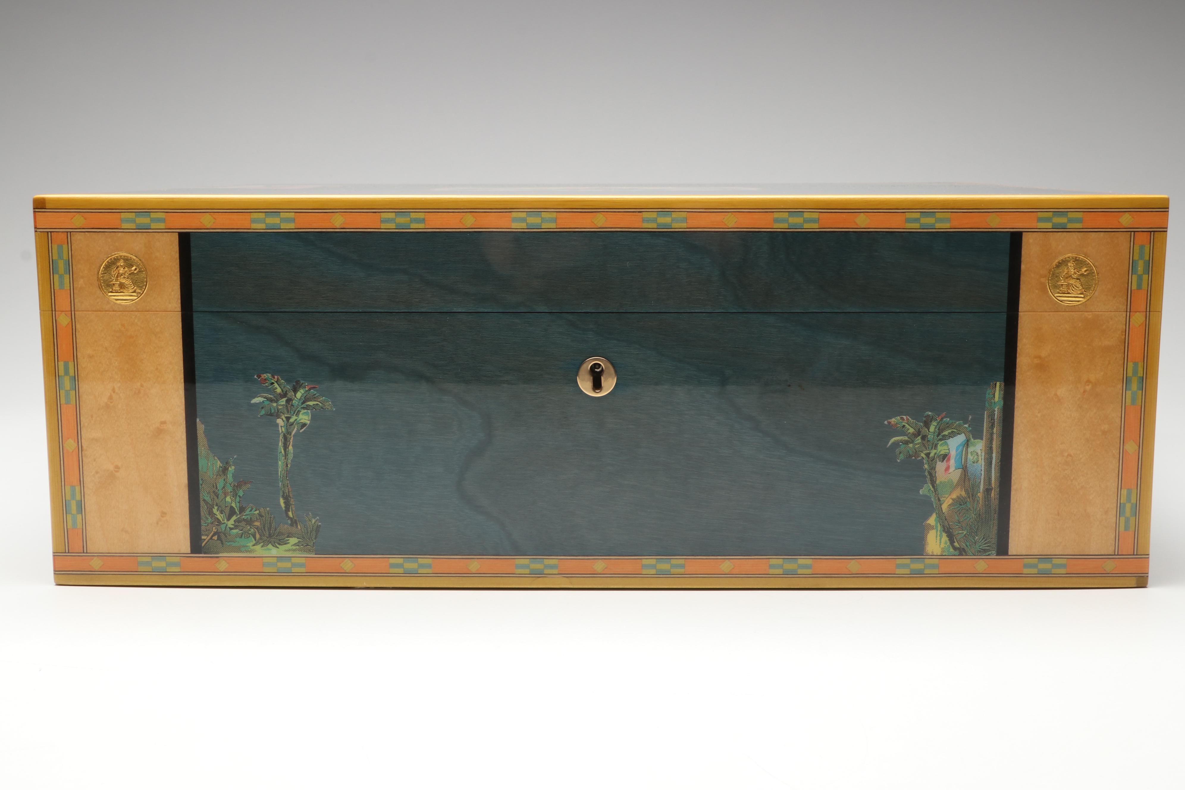 Elie Bleu La Flor de Alba Cedar Cigar Humidor