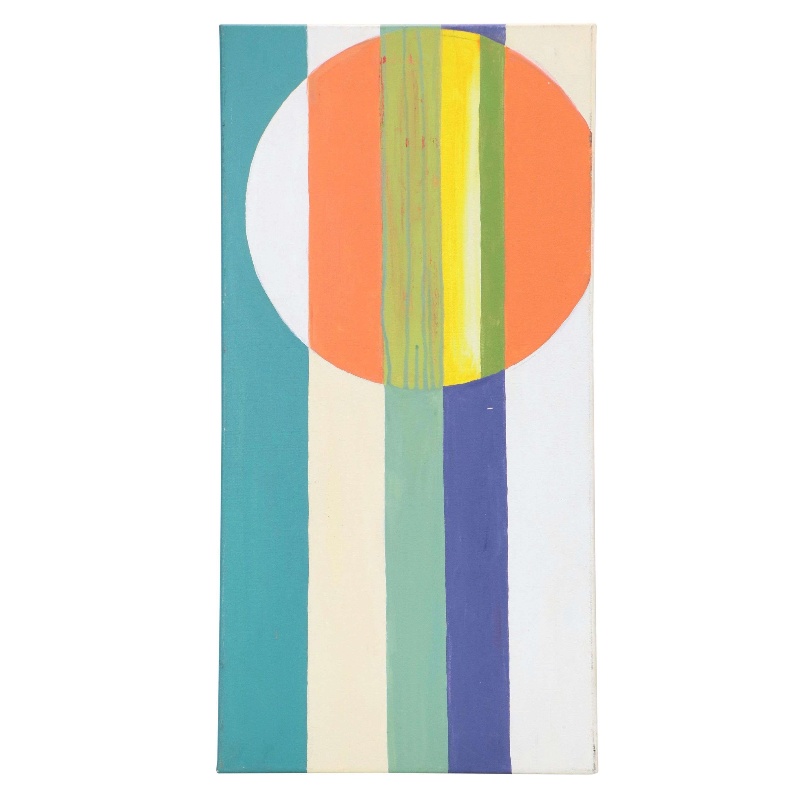 Mauri Moskowitz Abstract Acrylic Paintings, 21st Century