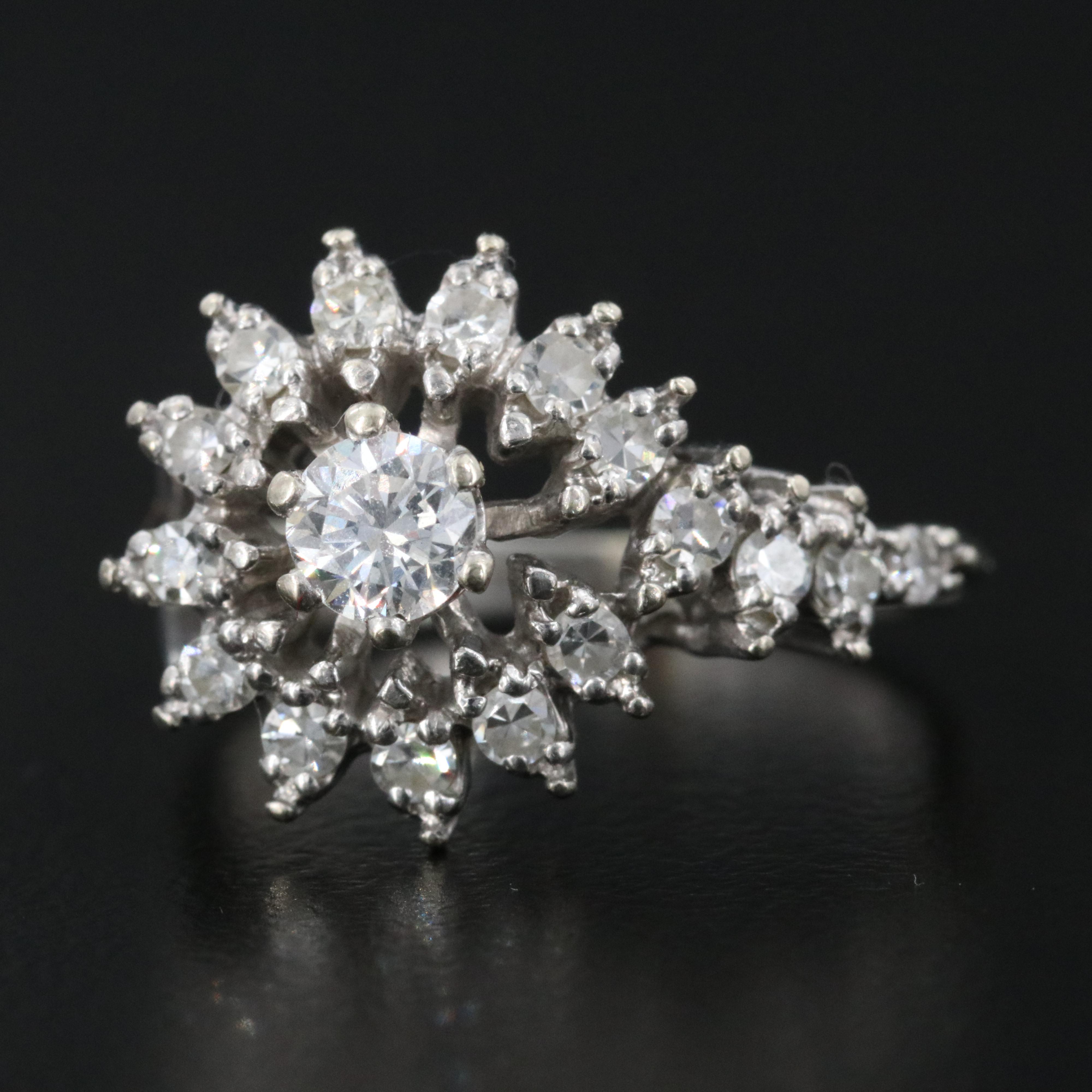 14K 0.58 CTW Diamond Ring