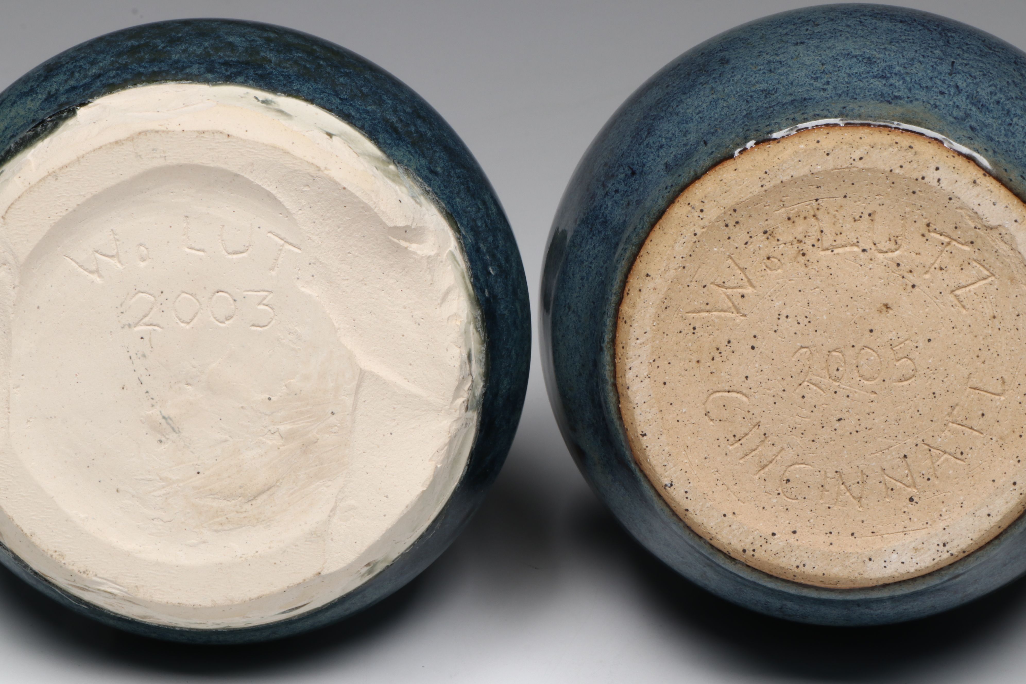 W. Lutz and Other Art Pottery Vases and Planters, Early 21st Century