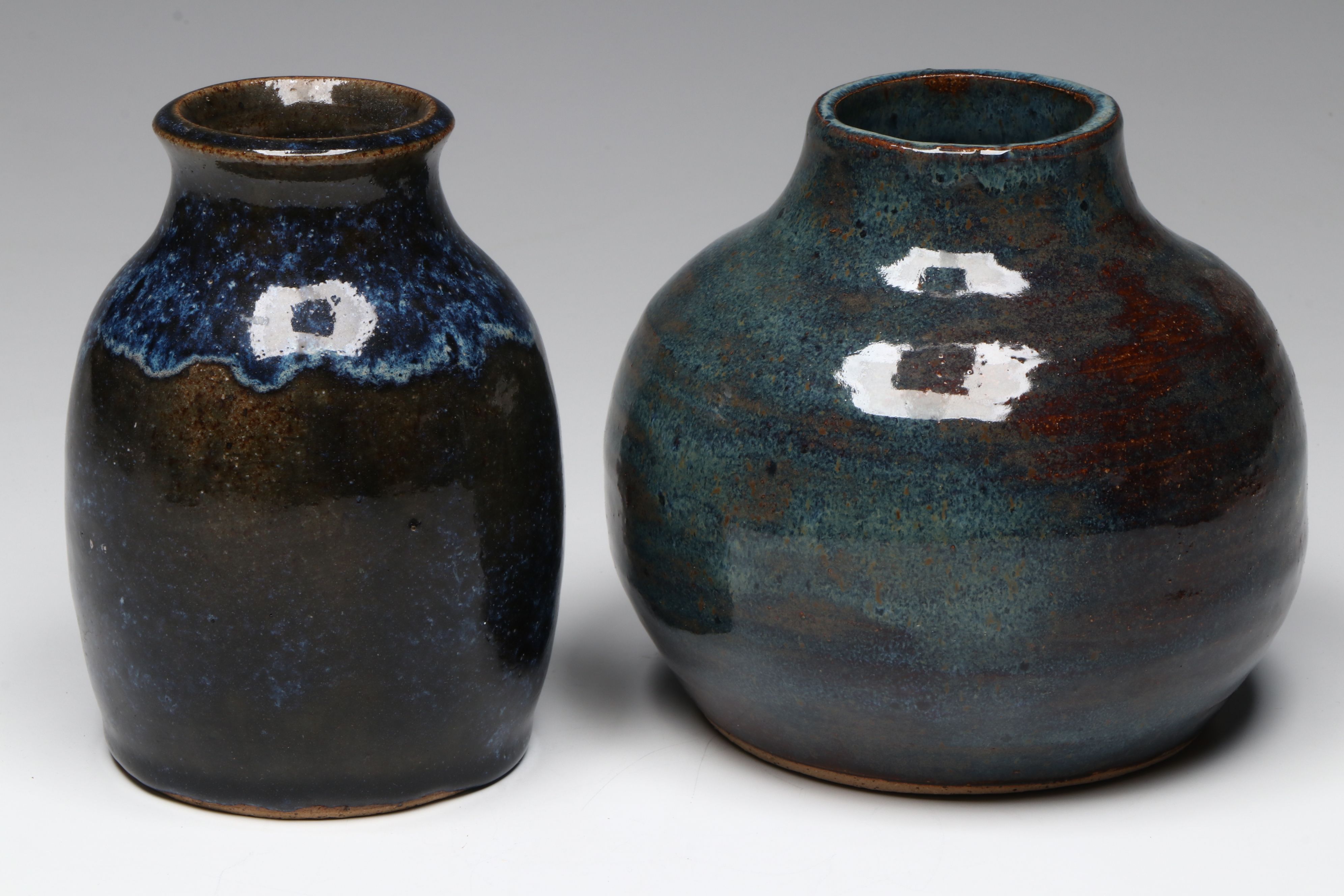 W. Lutz and Other Art Pottery Vases and Planters, Early 21st Century