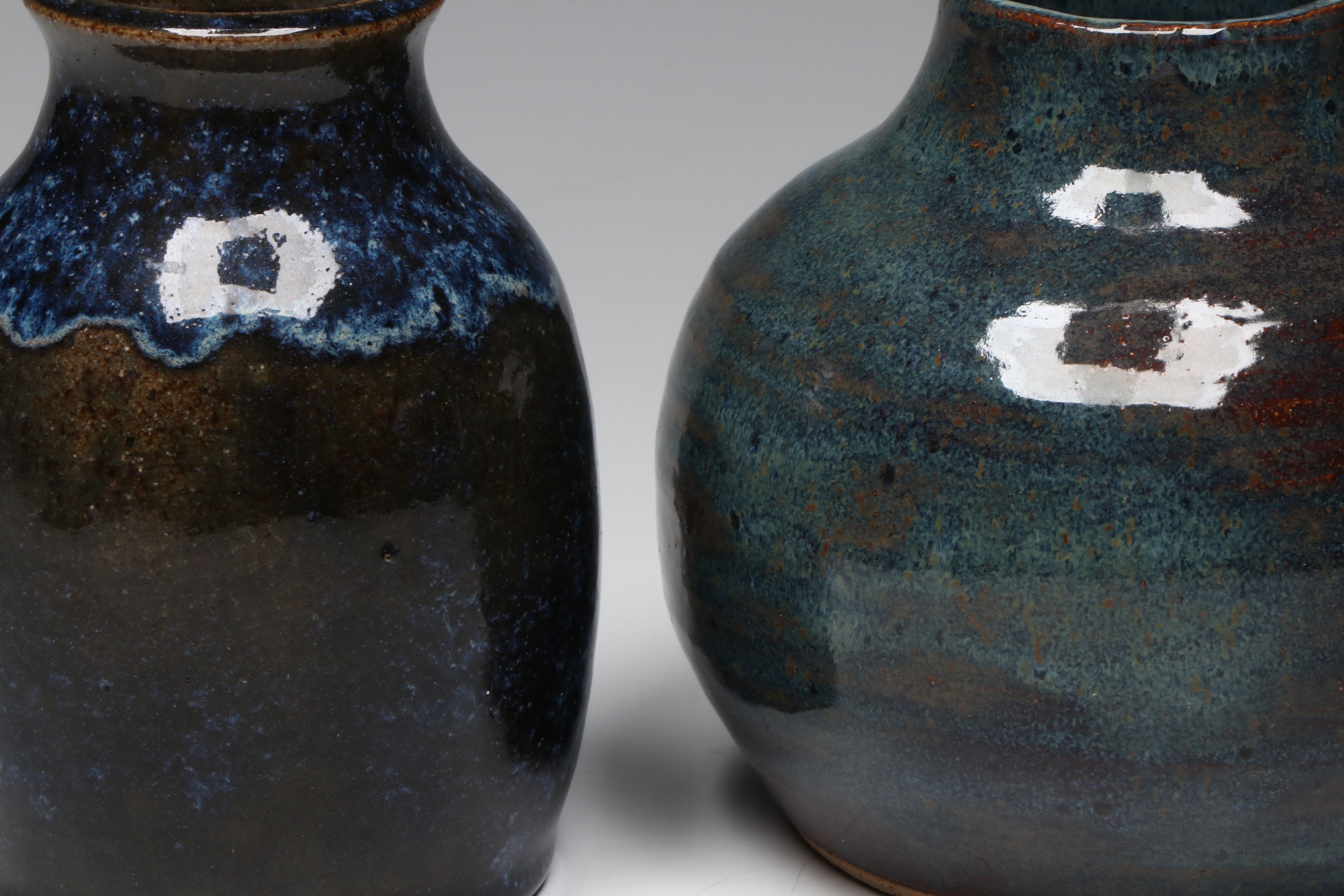 W. Lutz and Other Art Pottery Vases and Planters, Early 21st Century