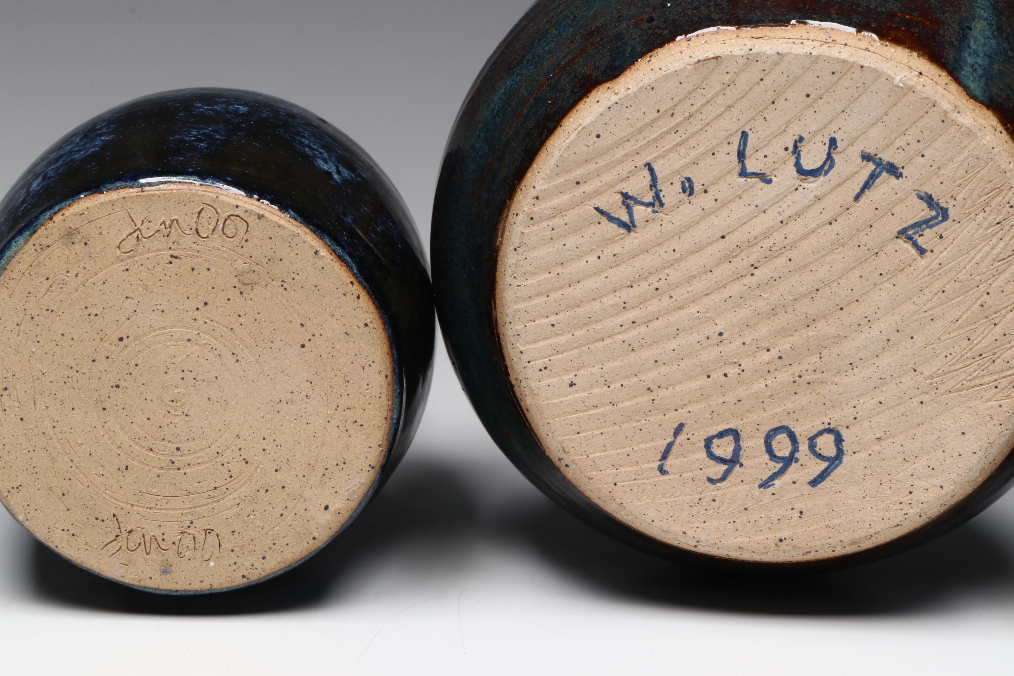 W. Lutz and Other Art Pottery Vases and Planters, Early 21st Century