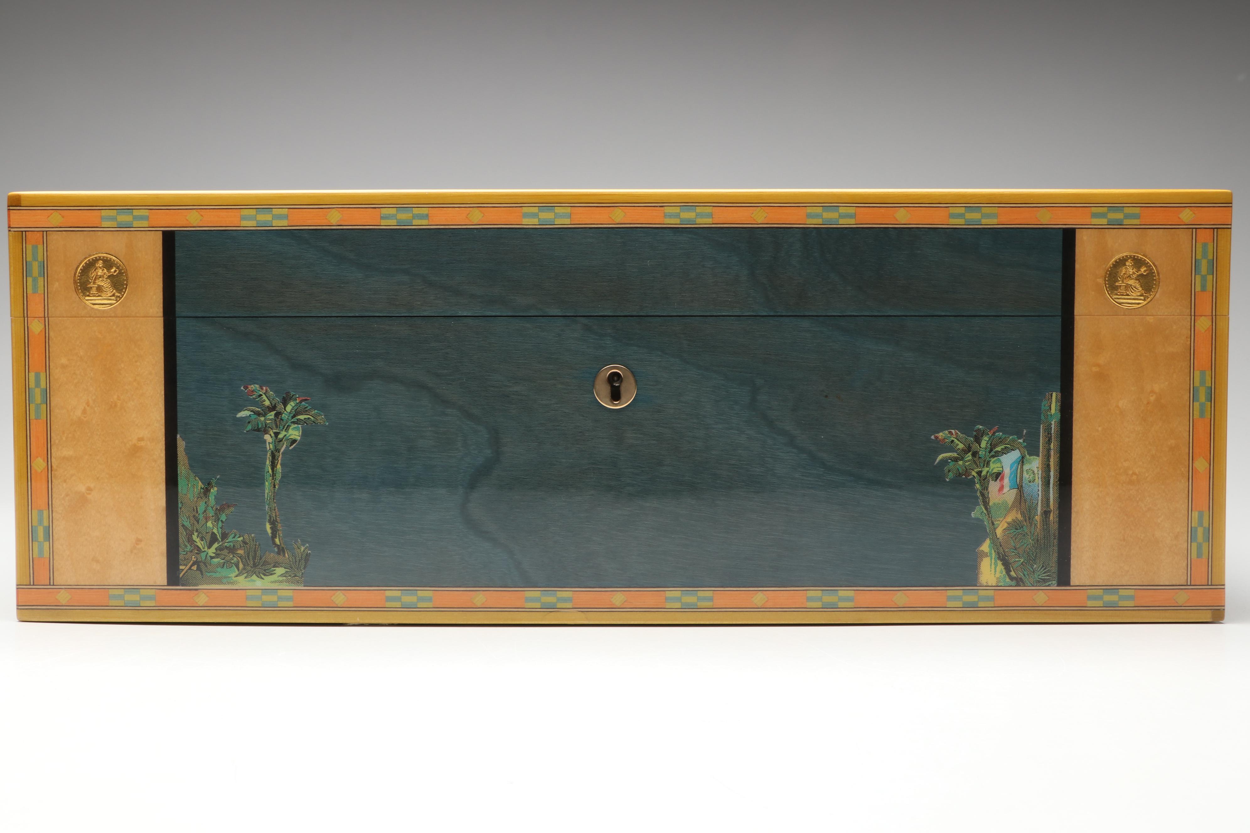 Elie Bleu La Flor de Alba Cedar Cigar Humidor