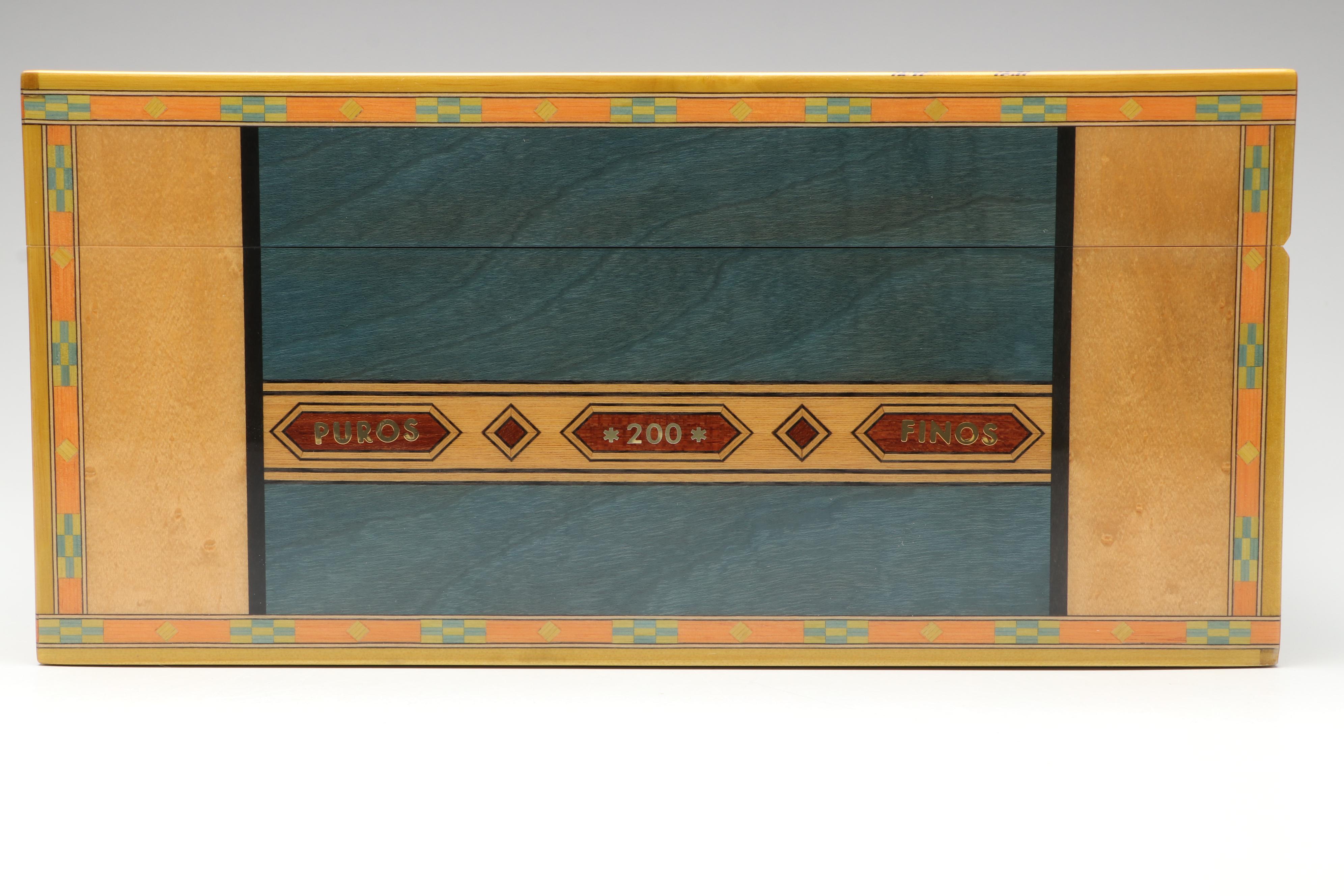 Elie Bleu La Flor de Alba Cedar Cigar Humidor