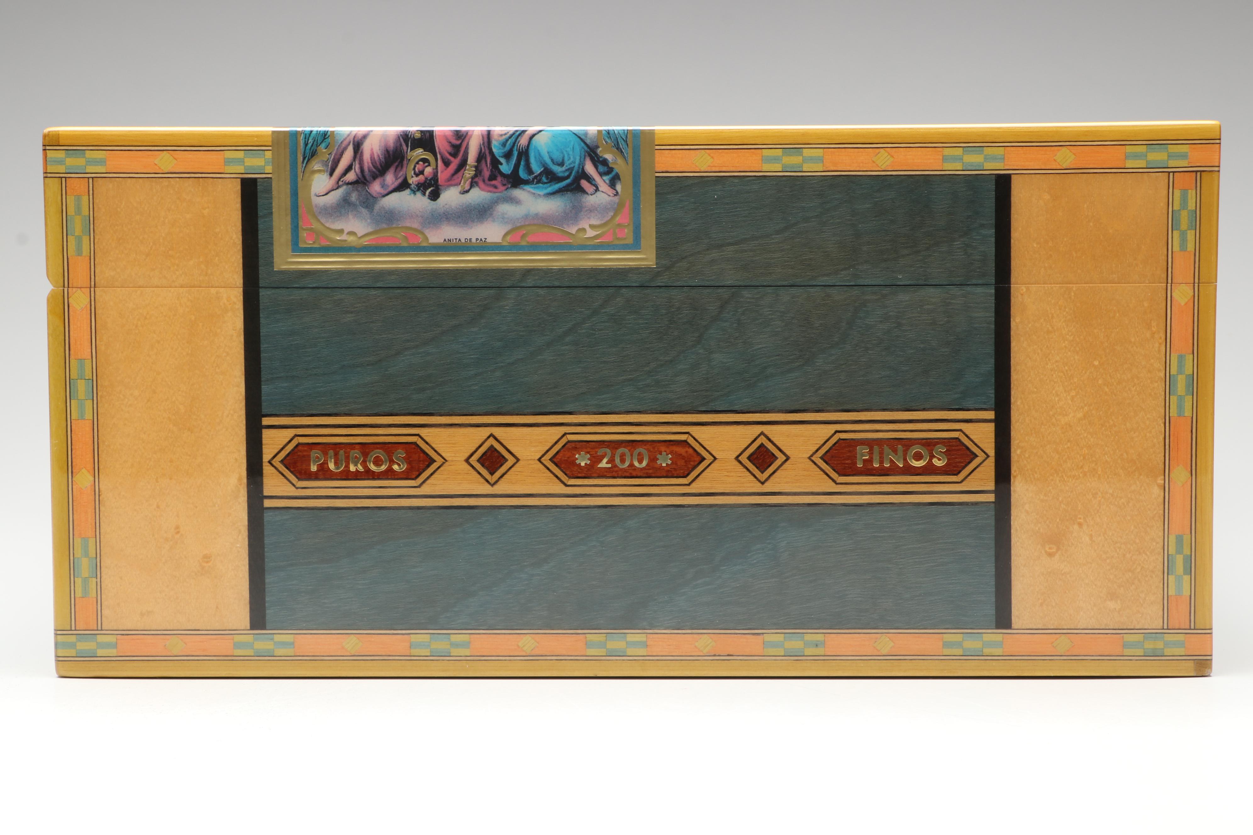 Elie Bleu La Flor de Alba Cedar Cigar Humidor