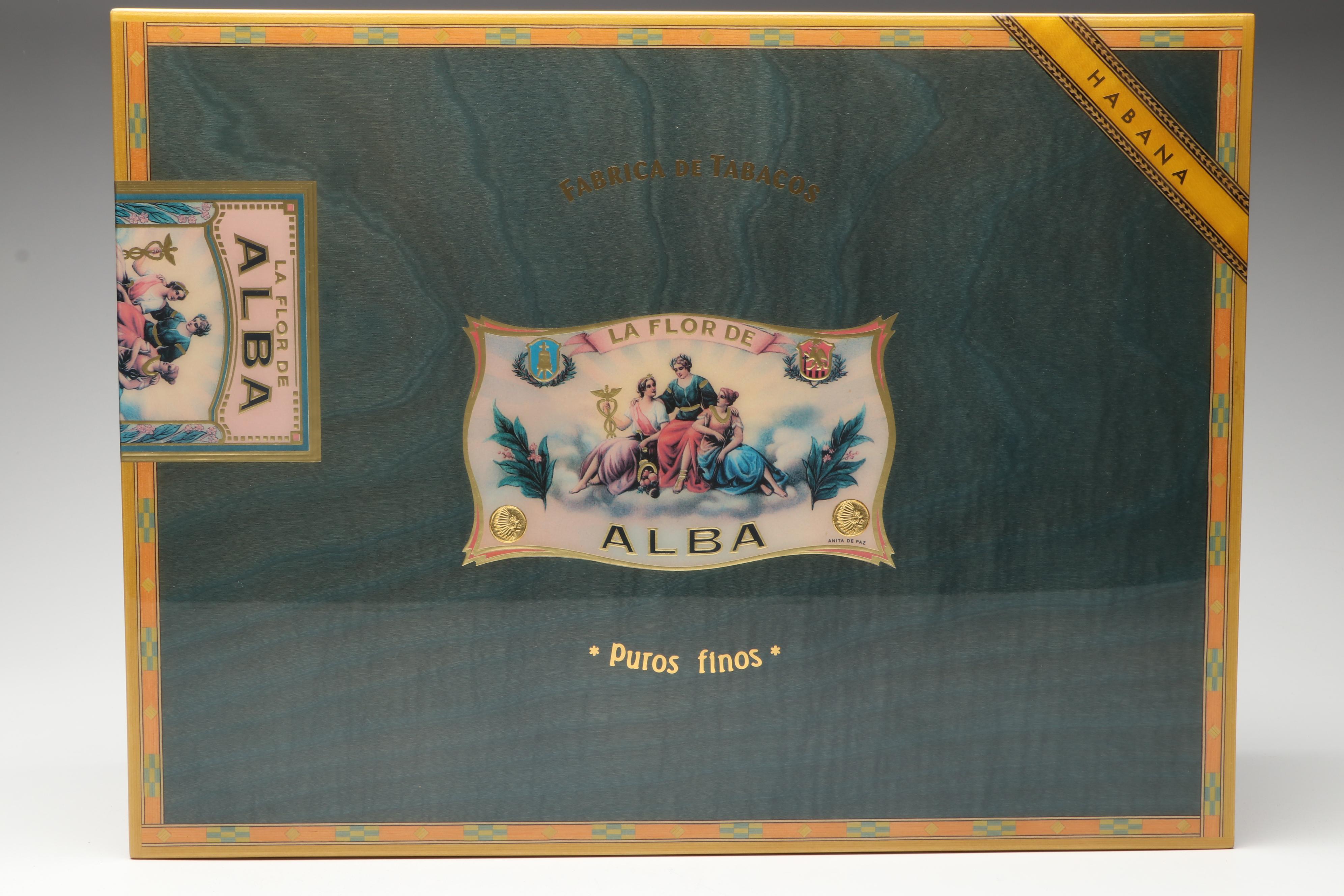 Elie Bleu La Flor de Alba Cedar Cigar Humidor