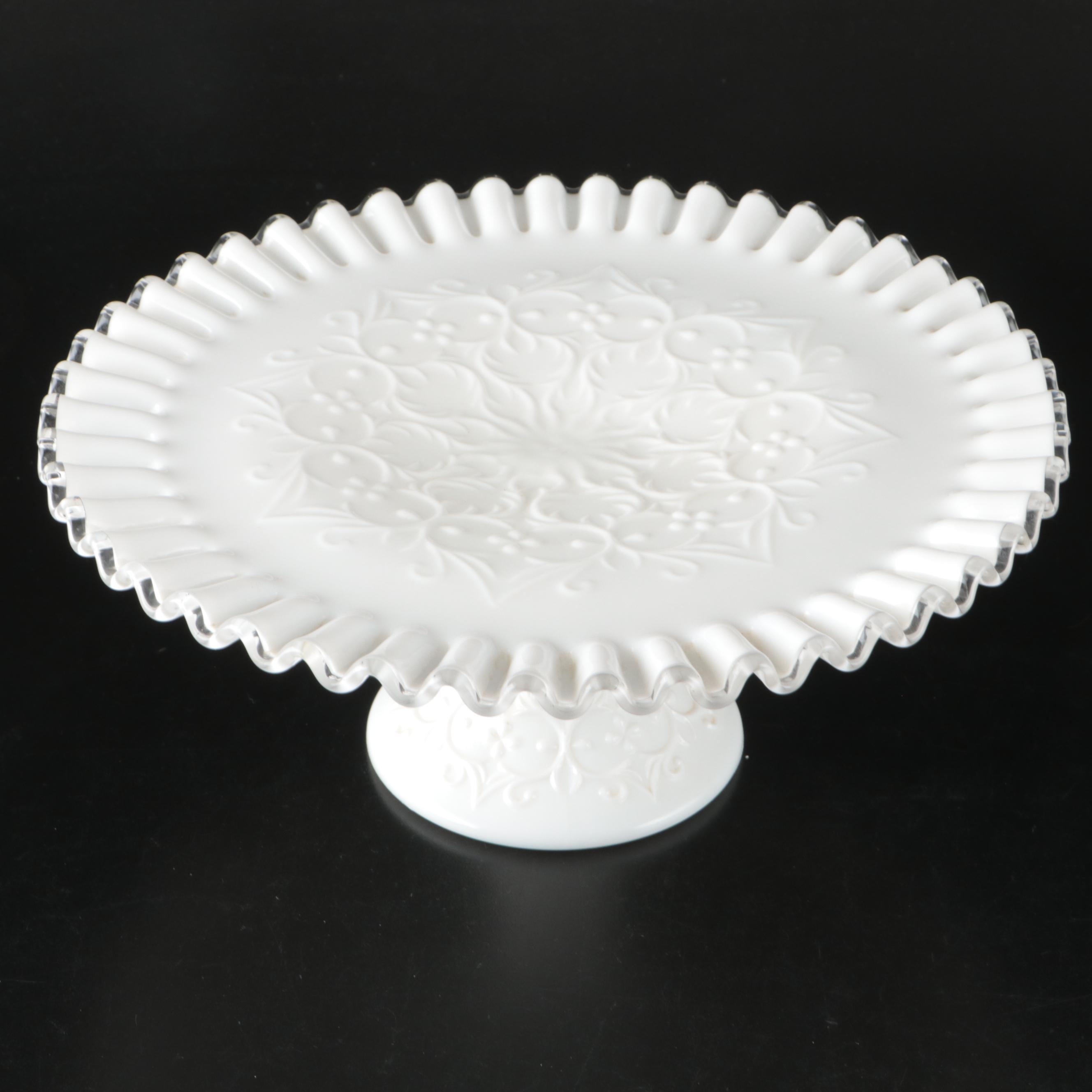 Vintage Pressed Glass Cake Plates and Stands