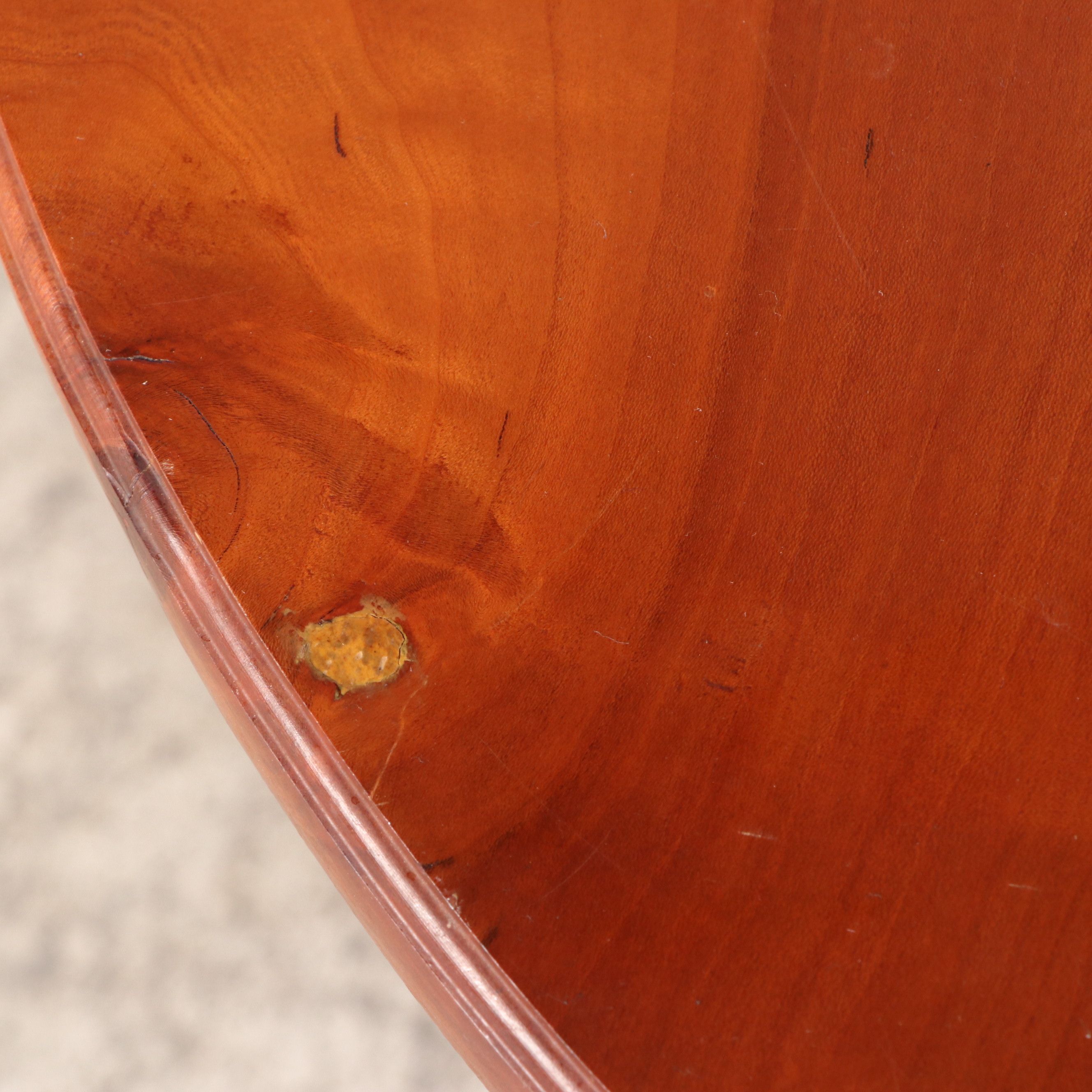 William and Mary Style Cherry Gate-Leg Table, Mid to Late 20th Century