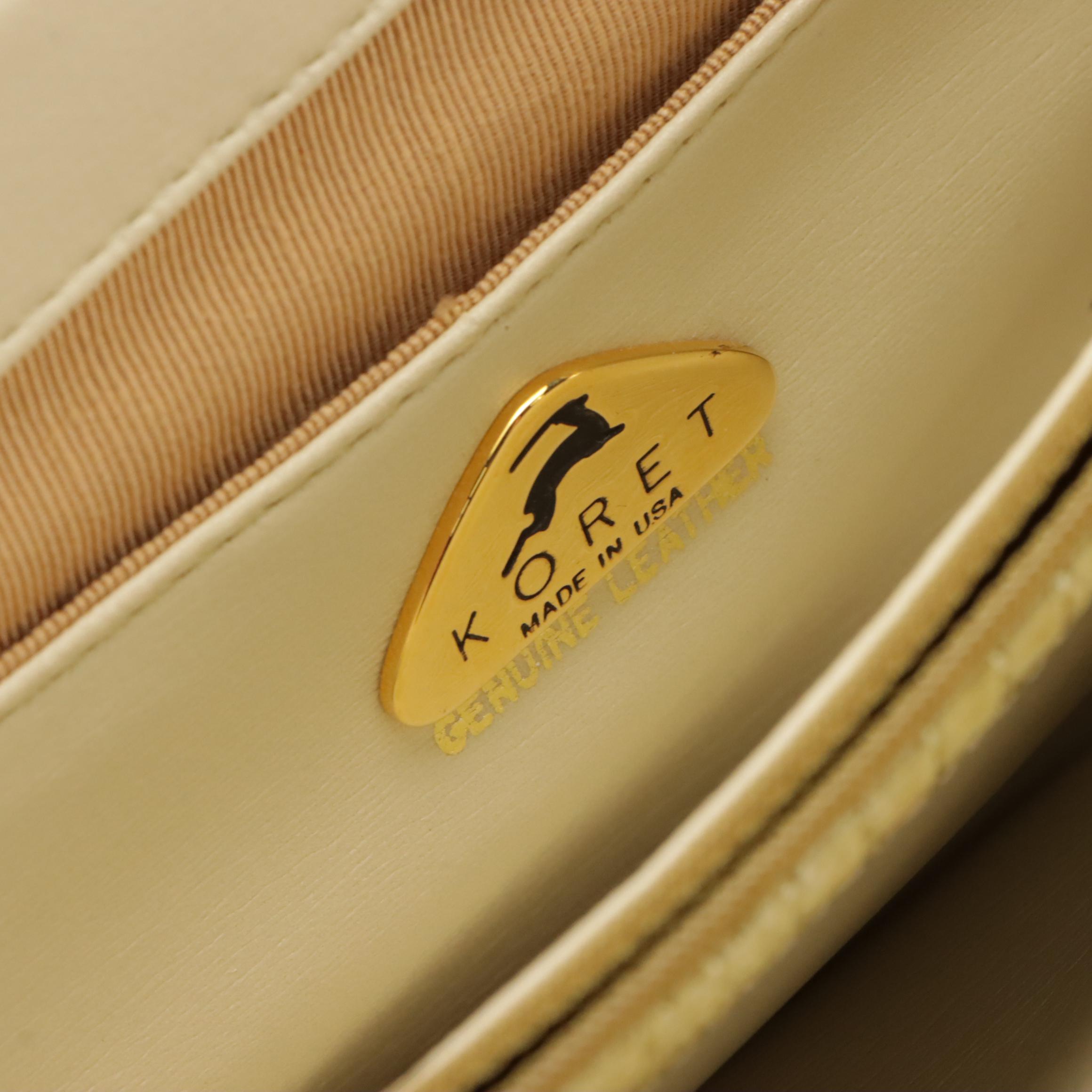 I Santi Vintage Red Ostrich Leather Duffel Bag, Koret Yellow Lizard Skin Bag