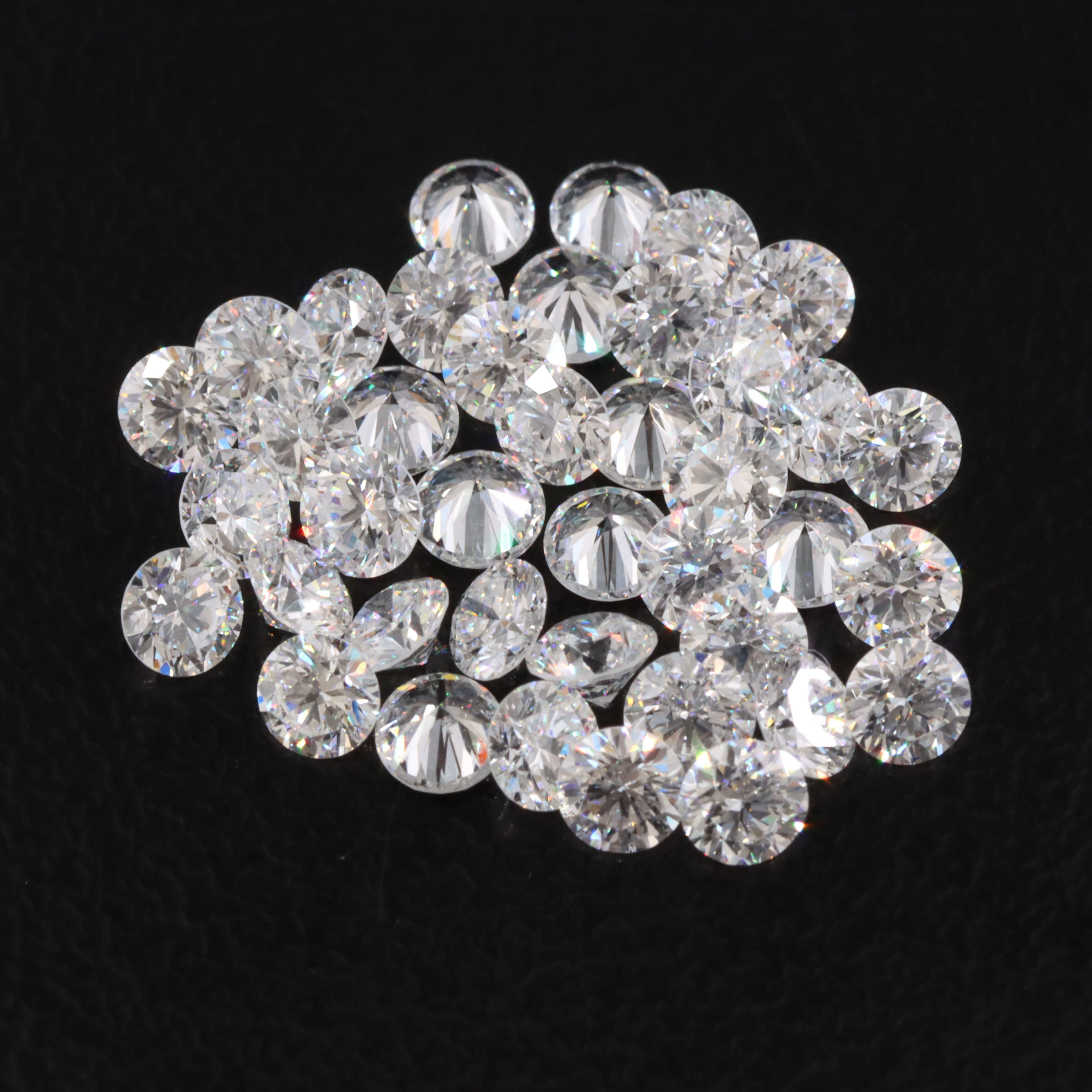 Loose 4.07 CTW Lab Grown Diamonds