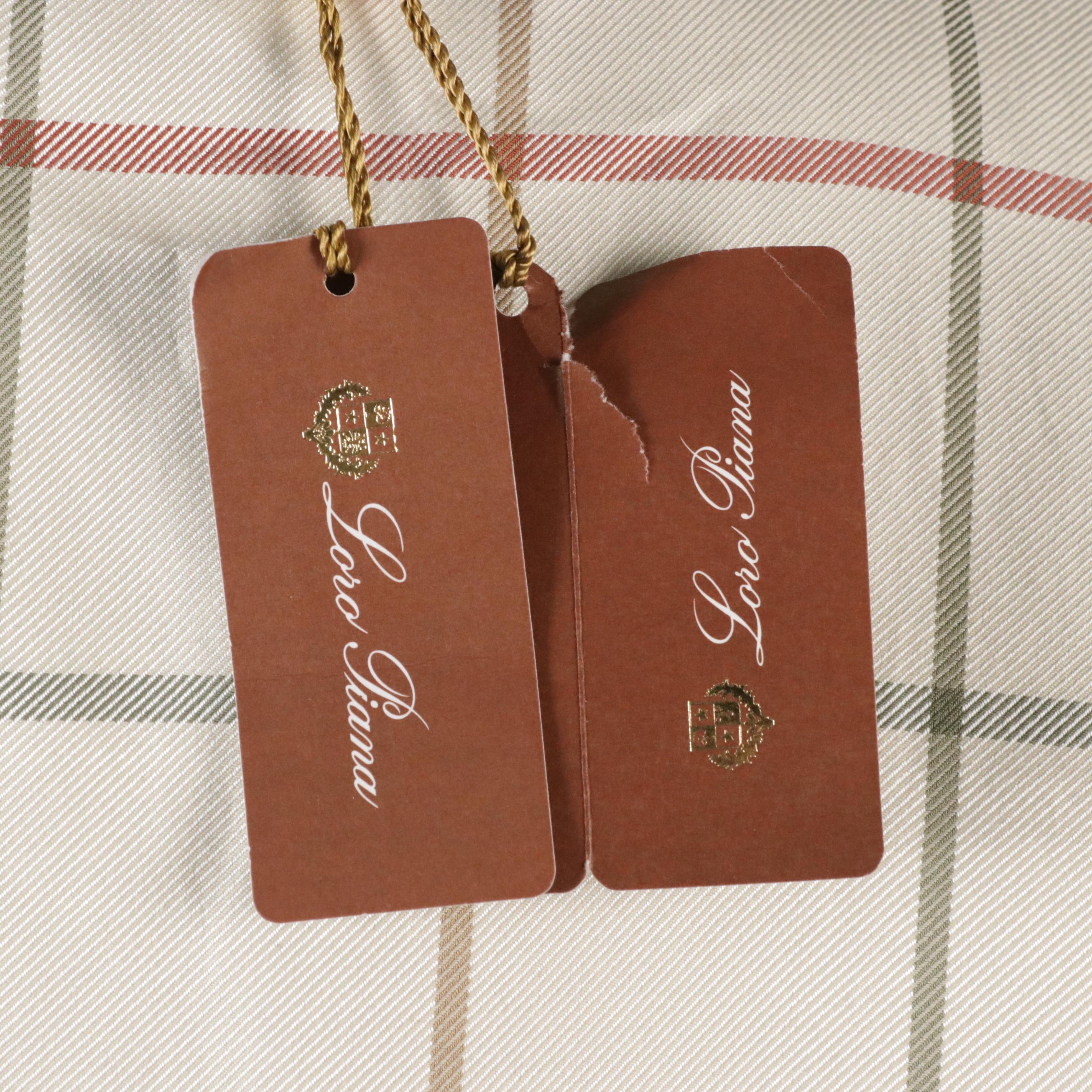 Men's Loro Piana Bockton Jacket in Brown Hand-Oiled Leather, With Tags