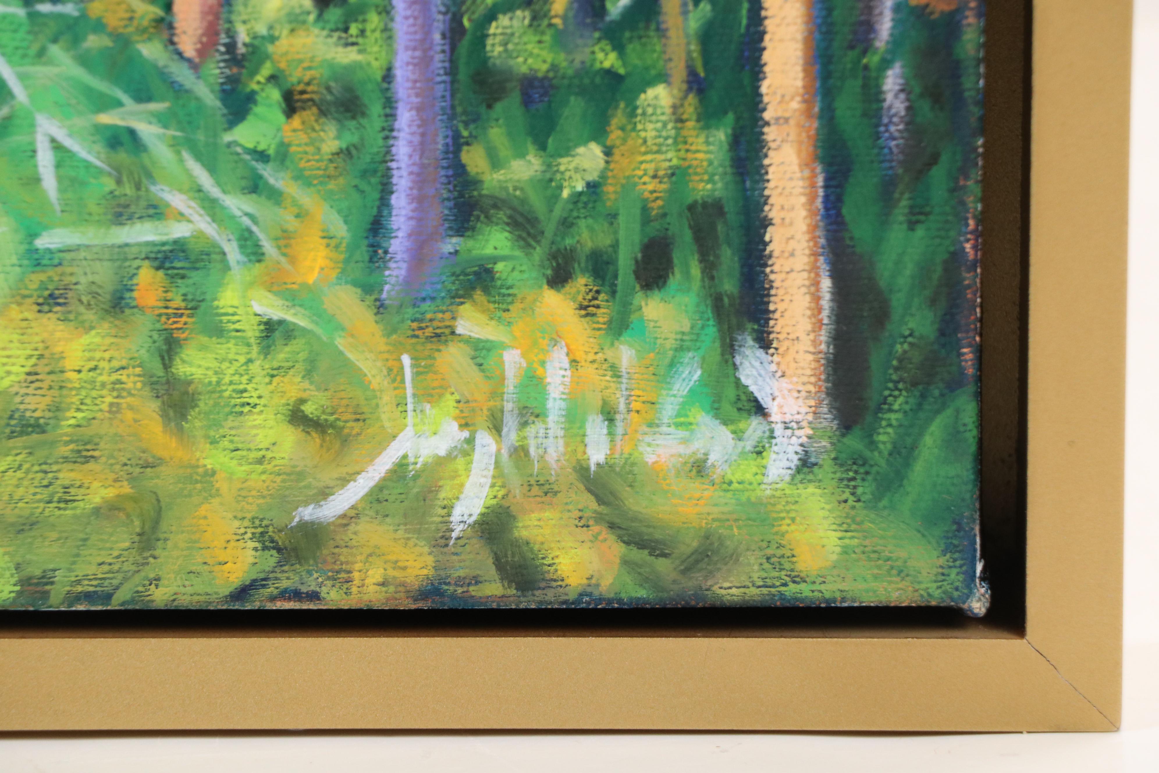 Jay Wilford Woodland Landscape Oil Painting "Pine Ridge," 21st Century