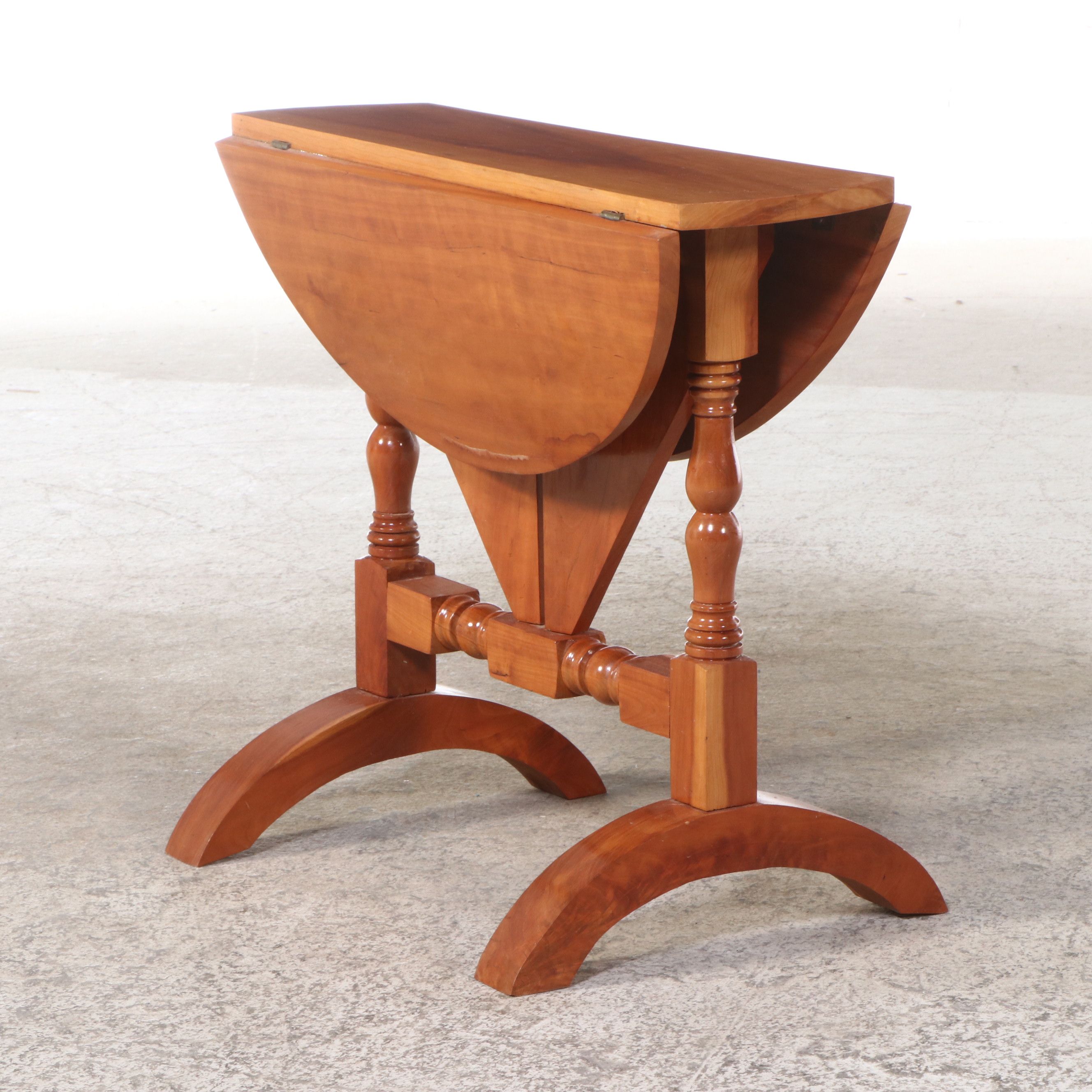 Turned Maple Butterfly Table