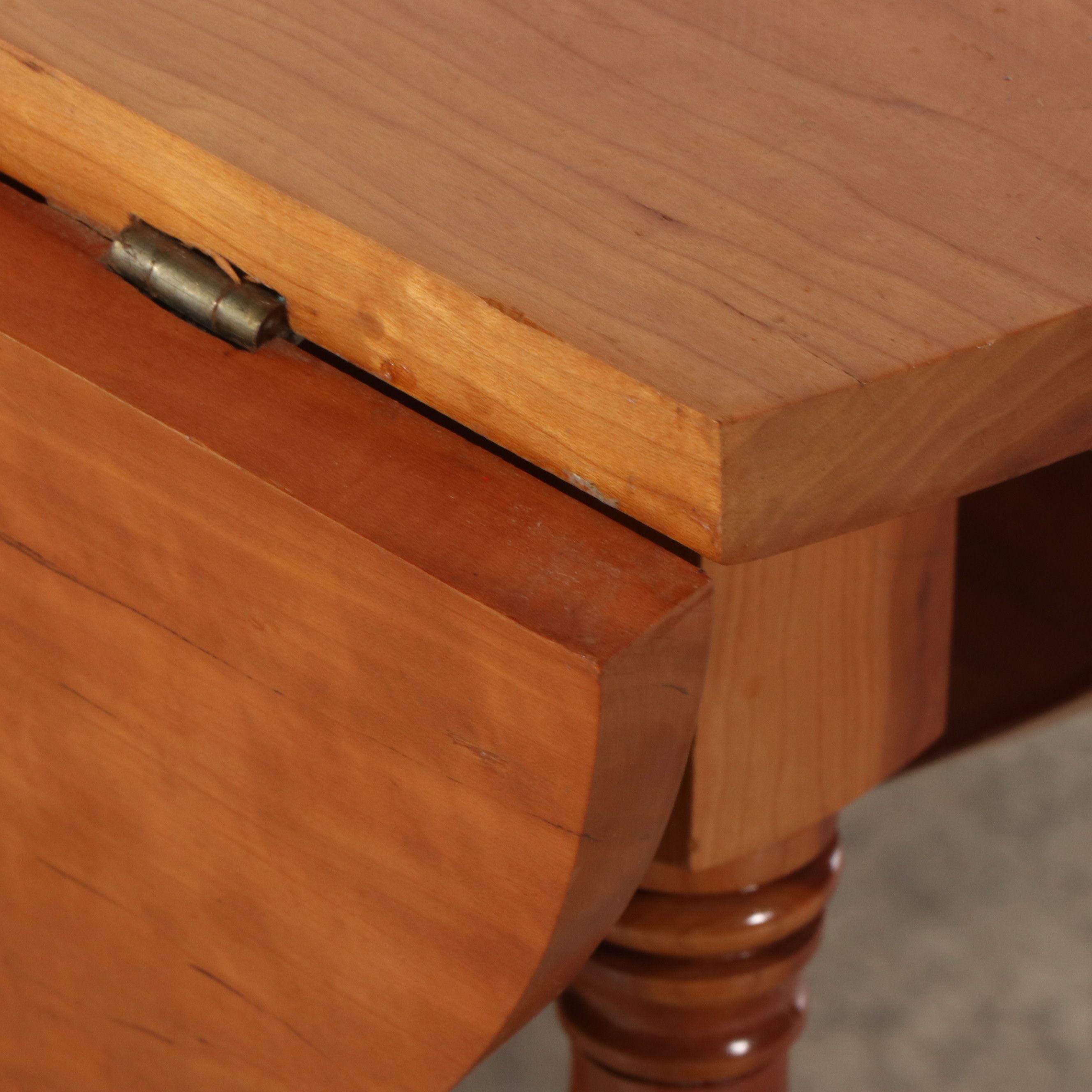 Turned Maple Butterfly Table