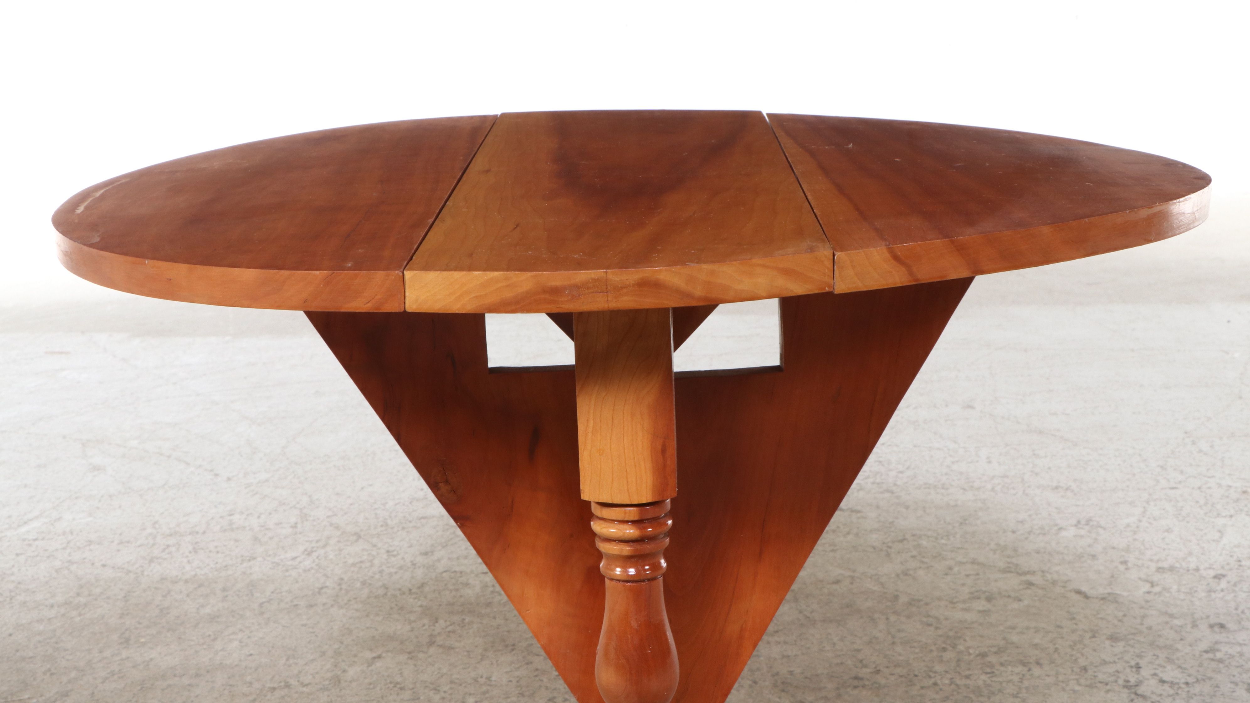 Turned Maple Butterfly Table