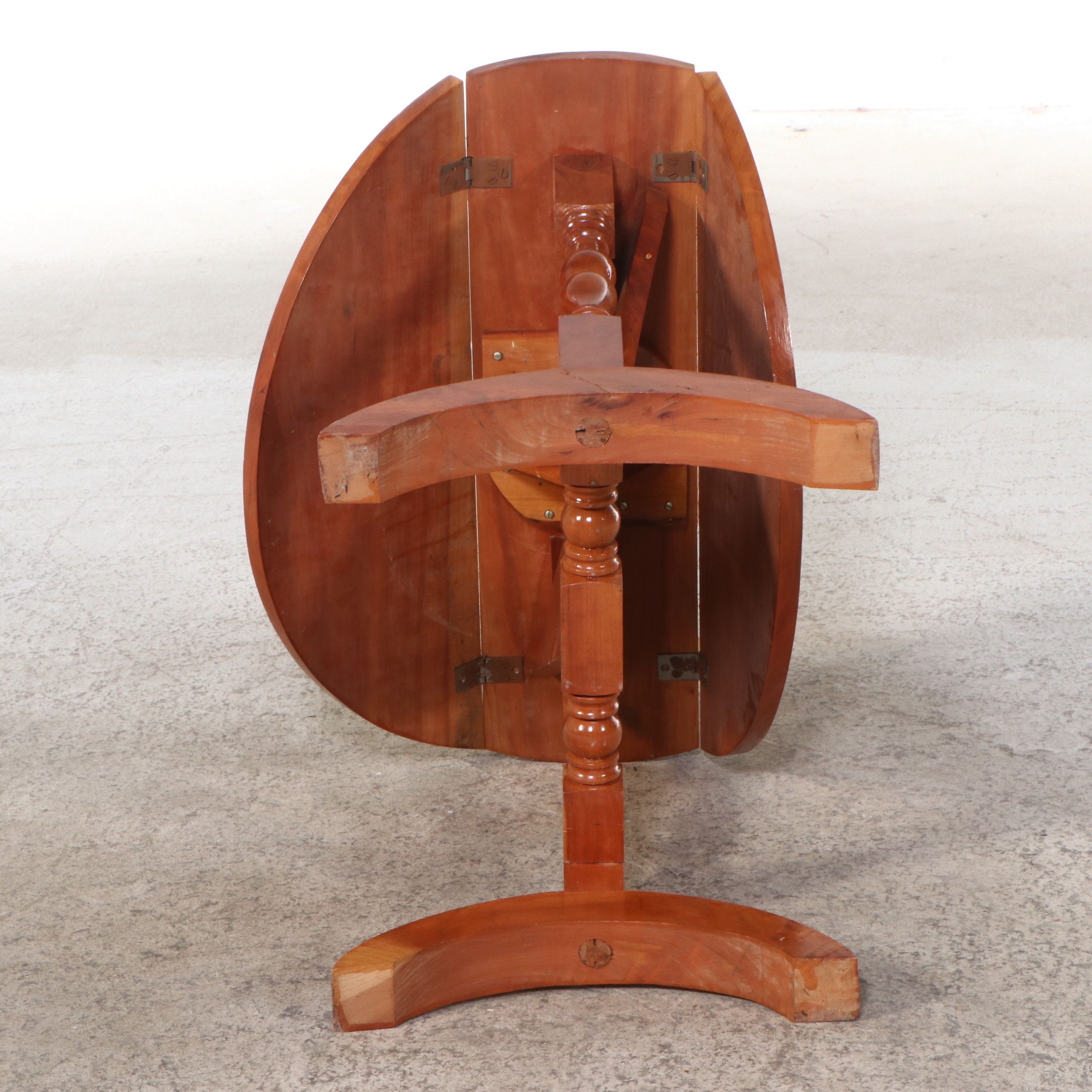 Turned Maple Butterfly Table