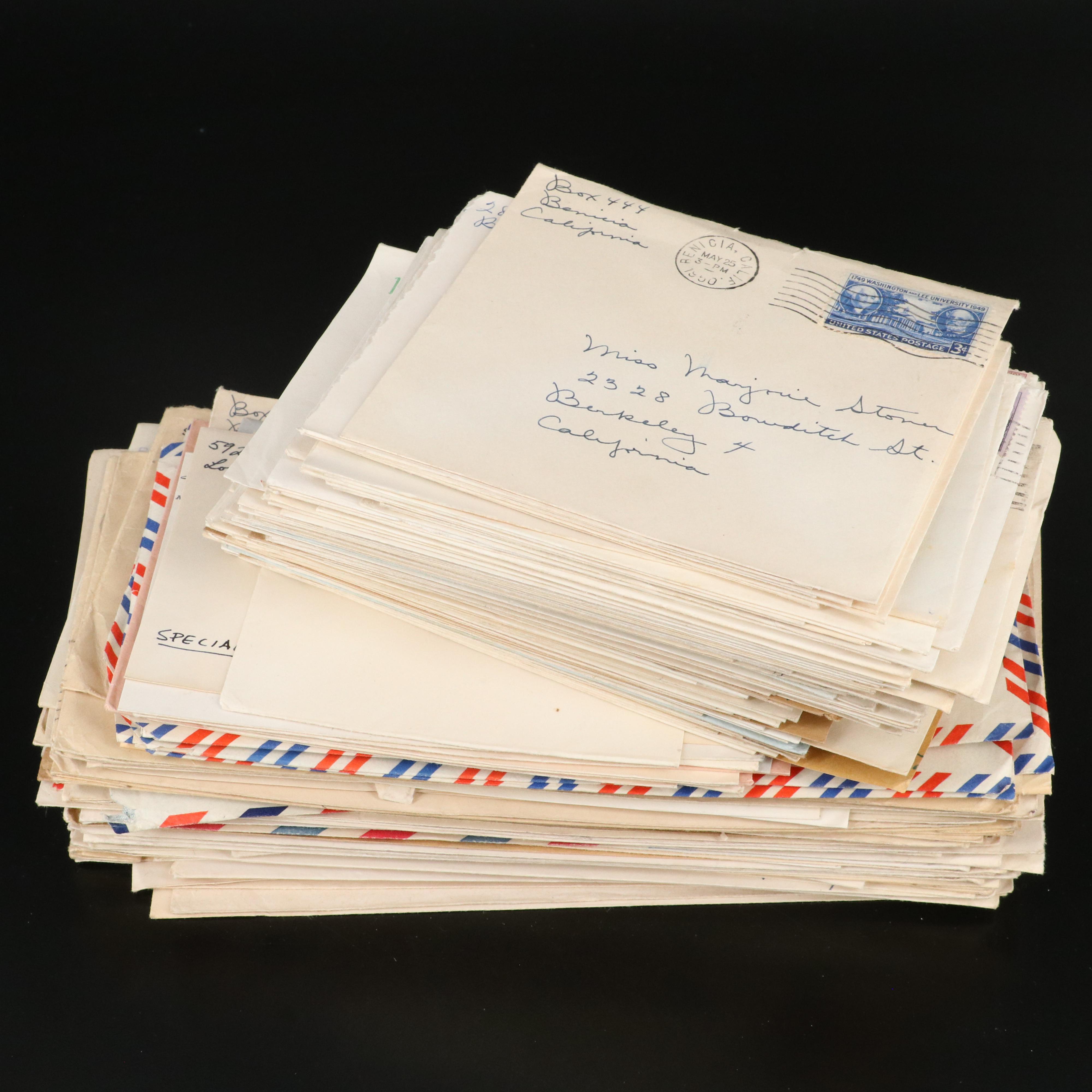 Over 200 U.S. Postal Covers, 1930s to 1960s