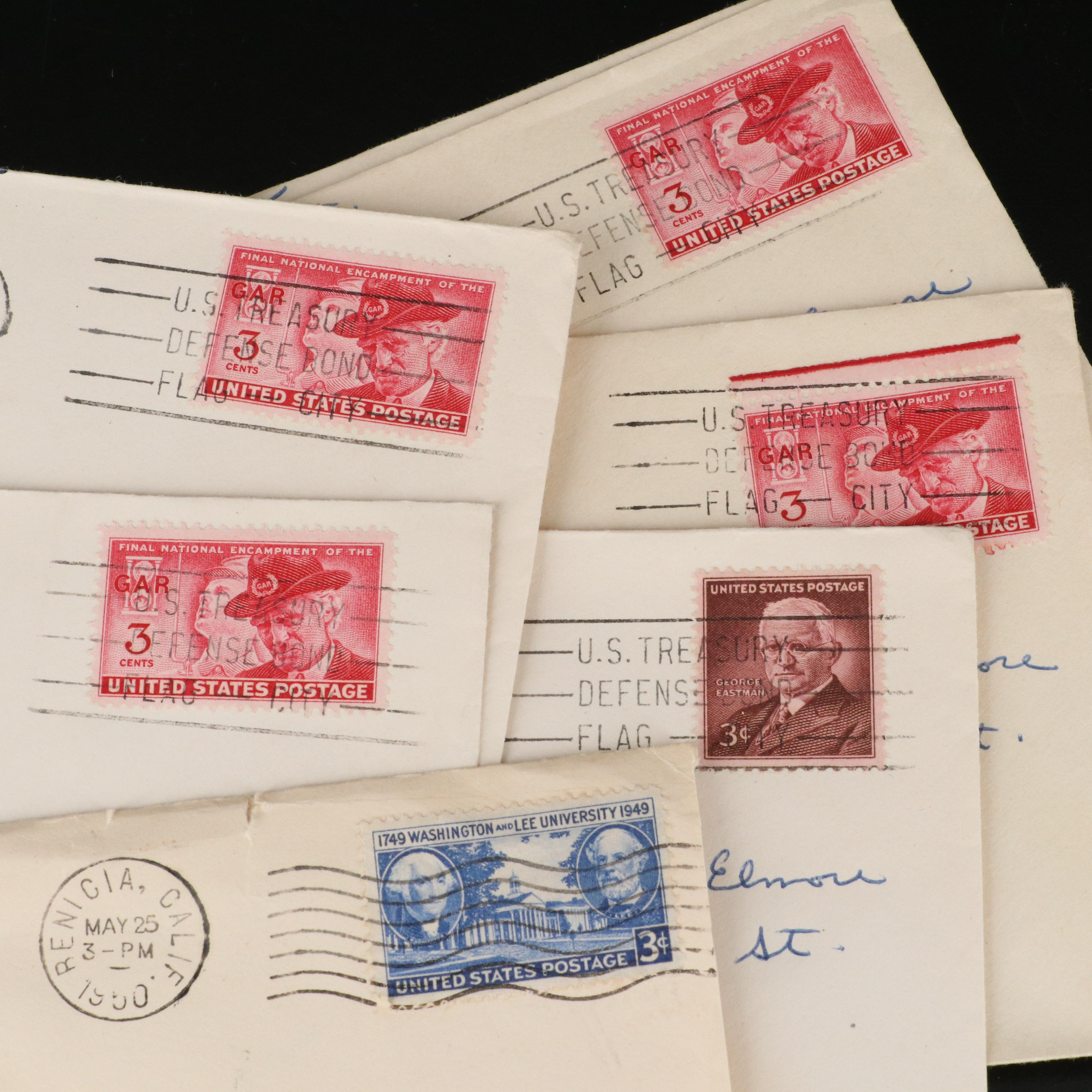 Over 200 U.S. Postal Covers, 1930s to 1960s