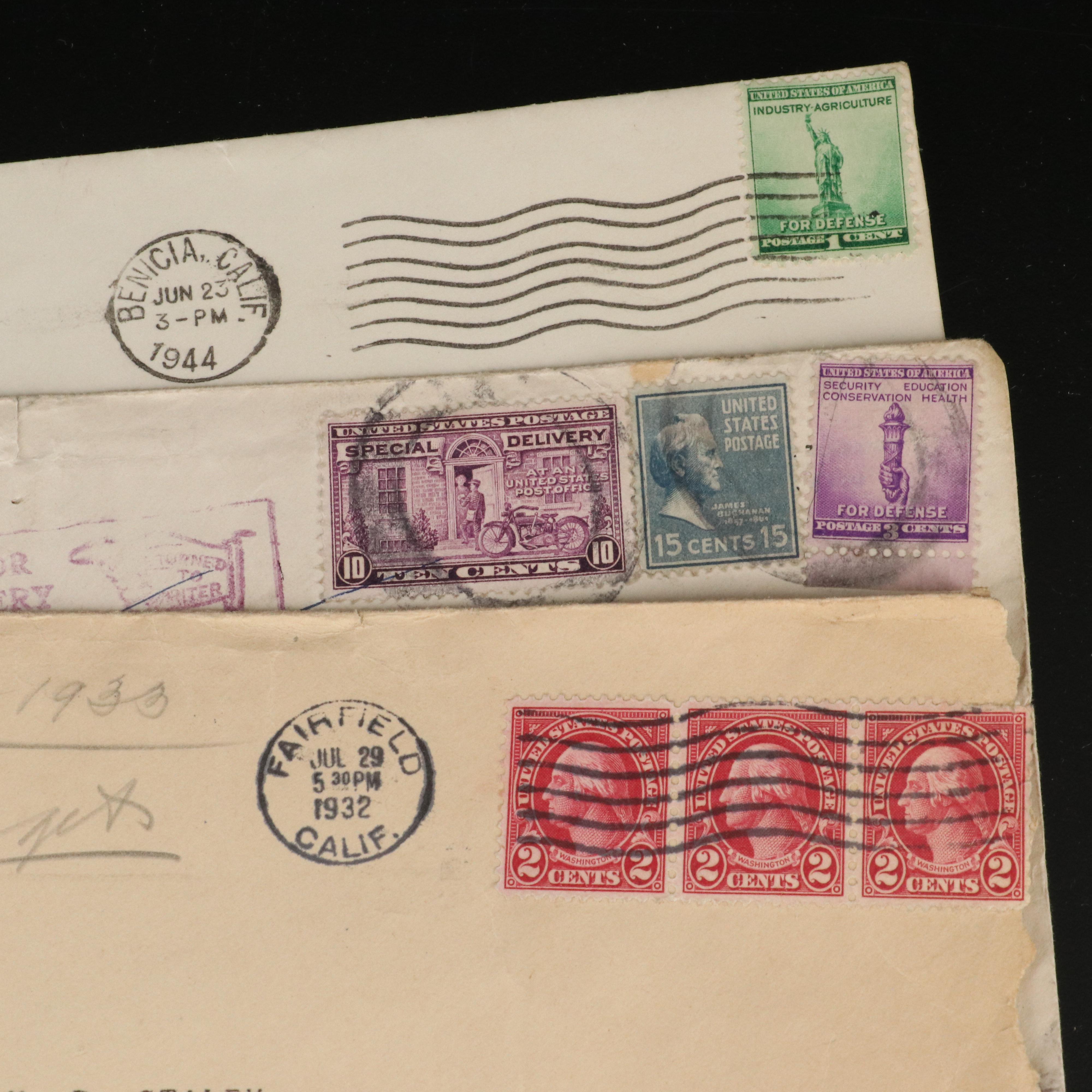 Over 200 U.S. Postal Covers, 1930s to 1960s