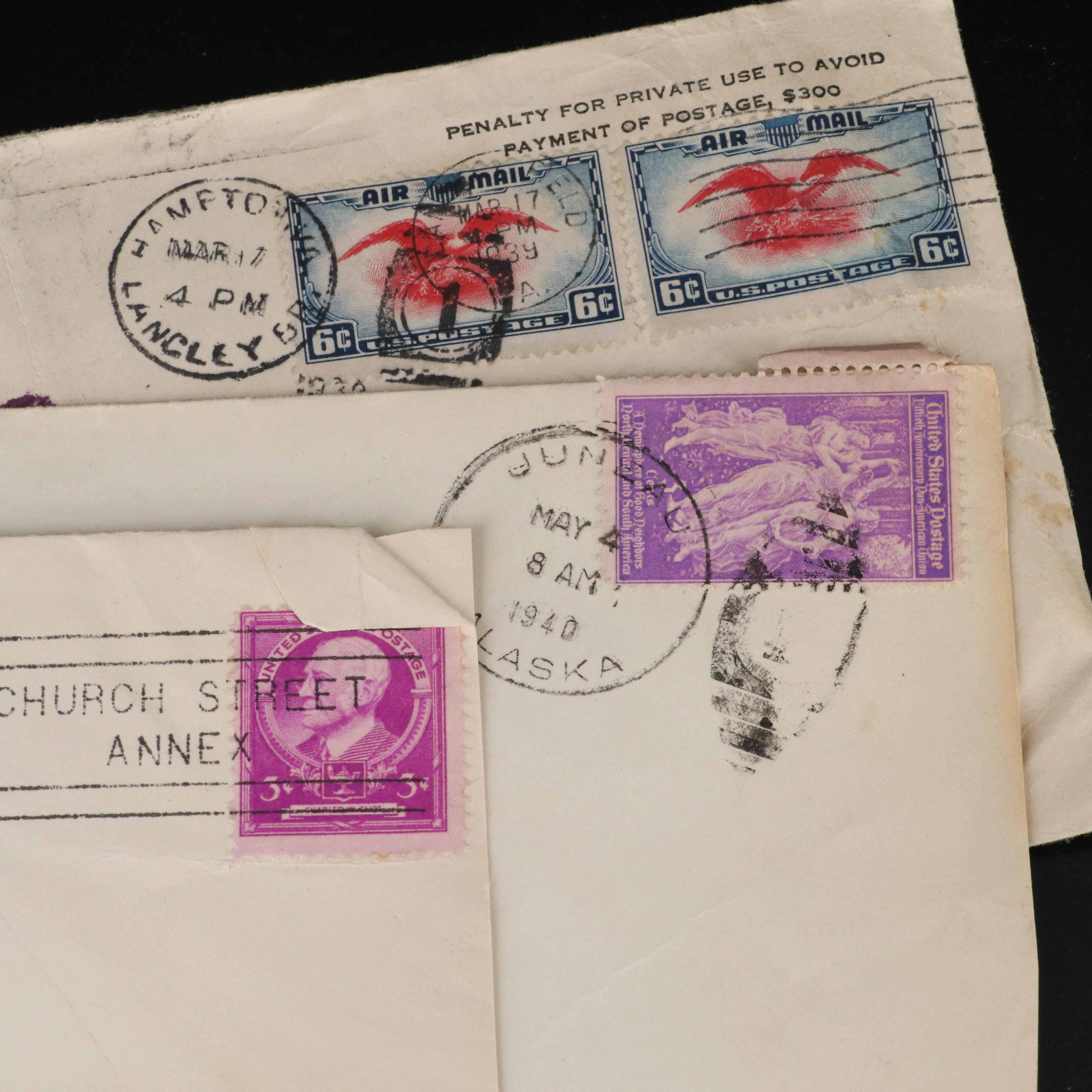 Over 200 U.S. Postal Covers, 1930s to 1960s