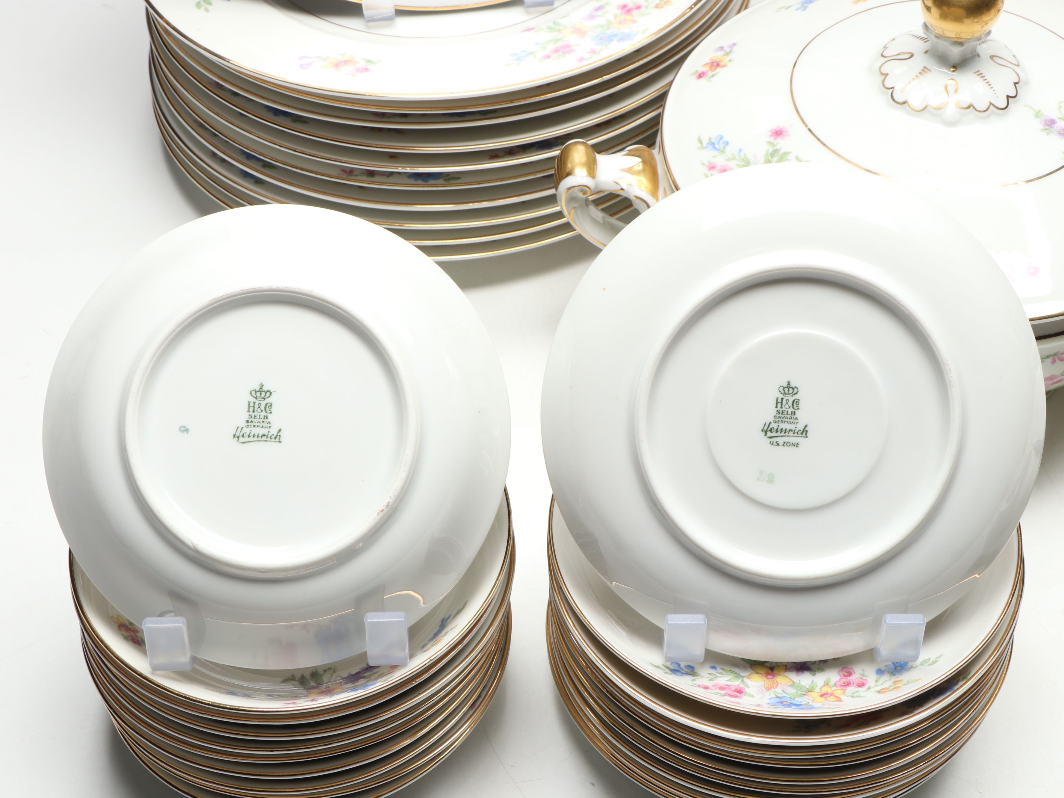 Heinrich & Co. Floral Porcelain Dinnerware