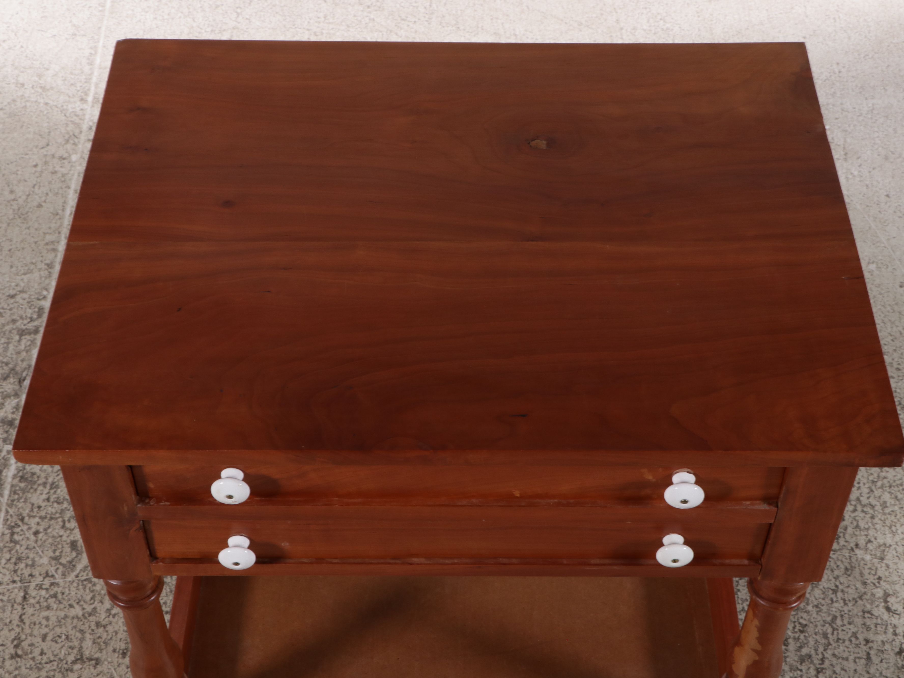 Sheraton Style Two-Drawer Nightstand