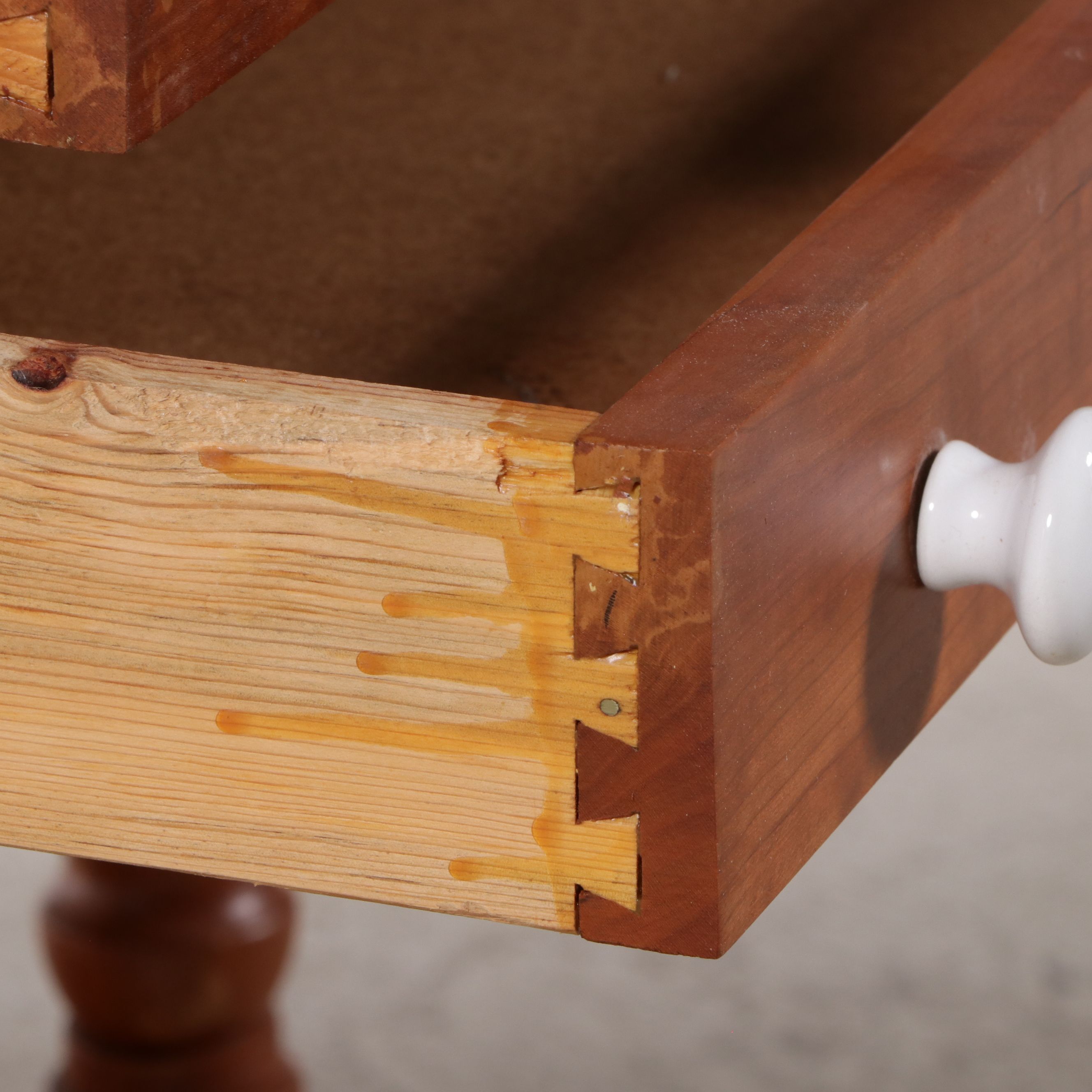 Sheraton Style Two-Drawer Nightstand