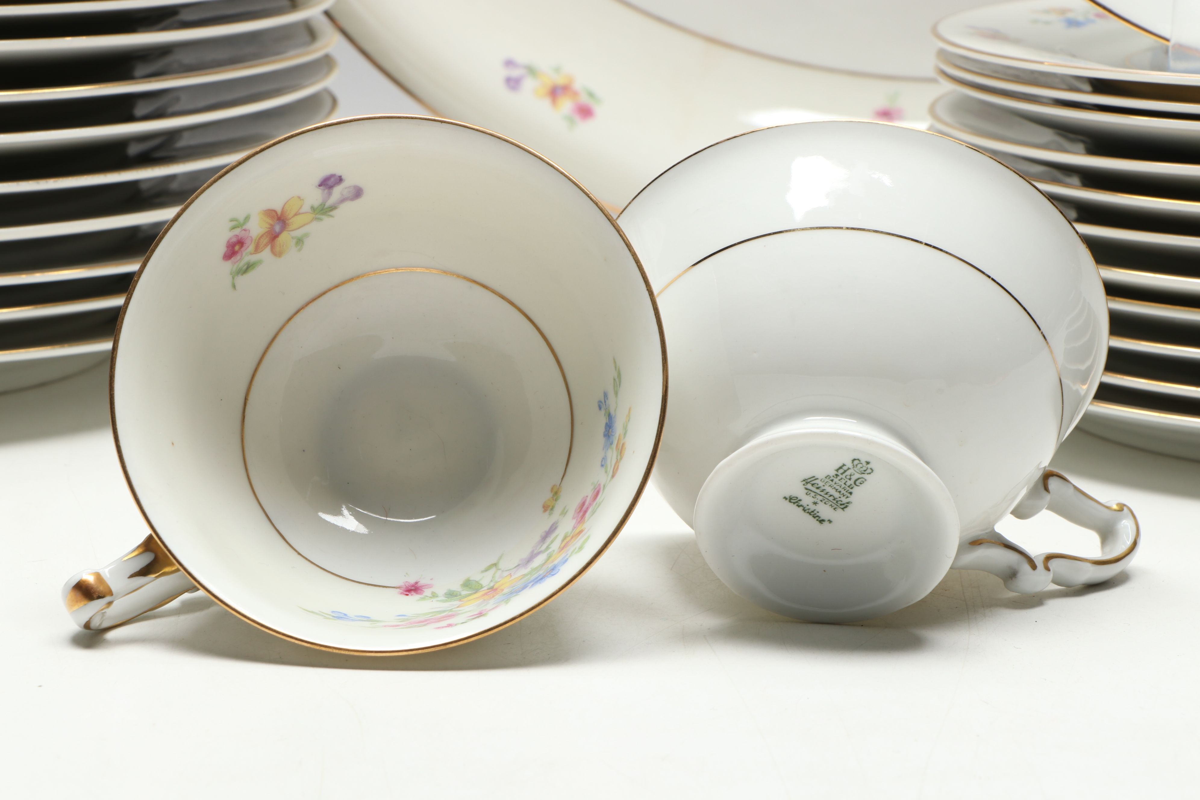 Heinrich & Co. Floral Porcelain Dinnerware