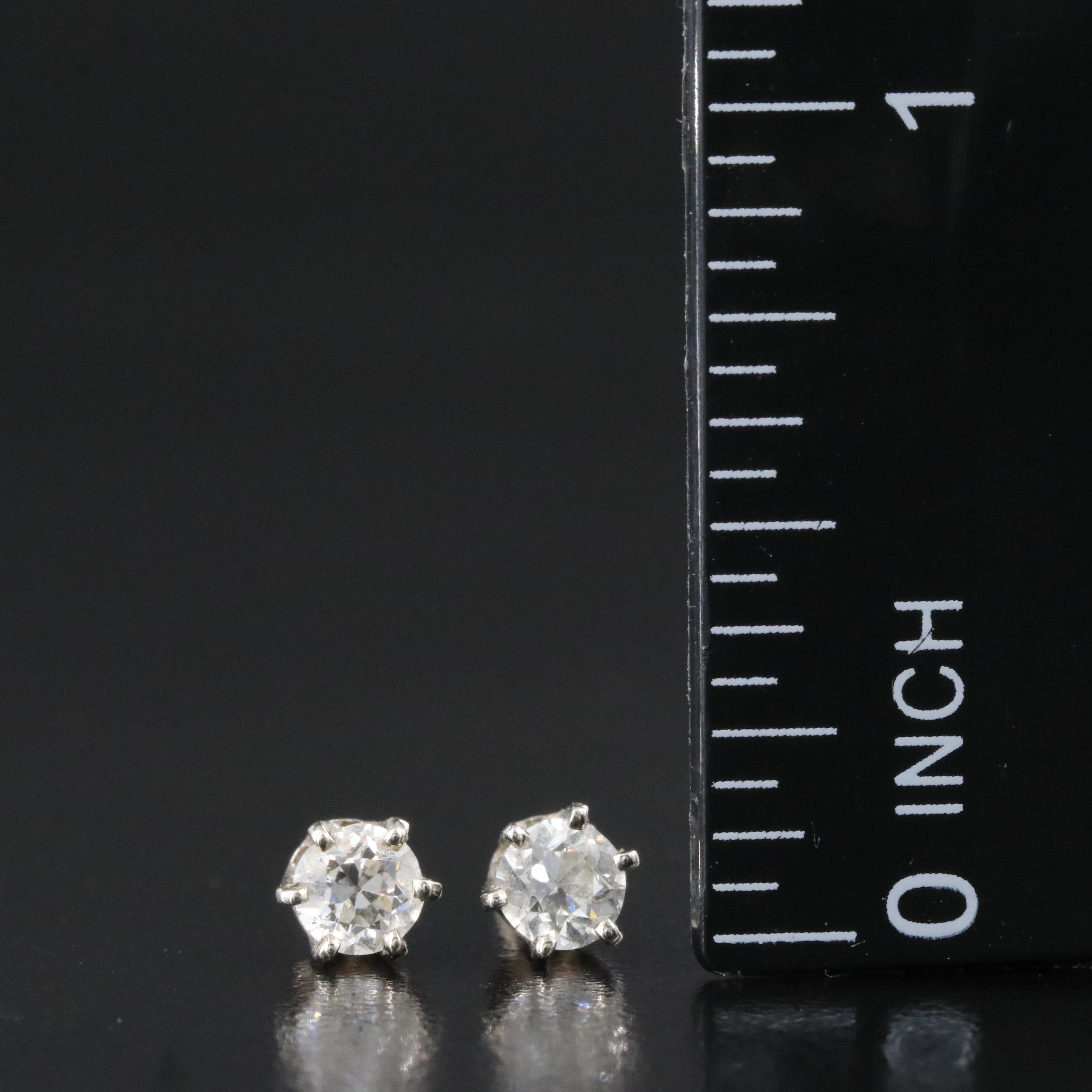 14K 0.45 CTW Diamond Solitaire Earrings