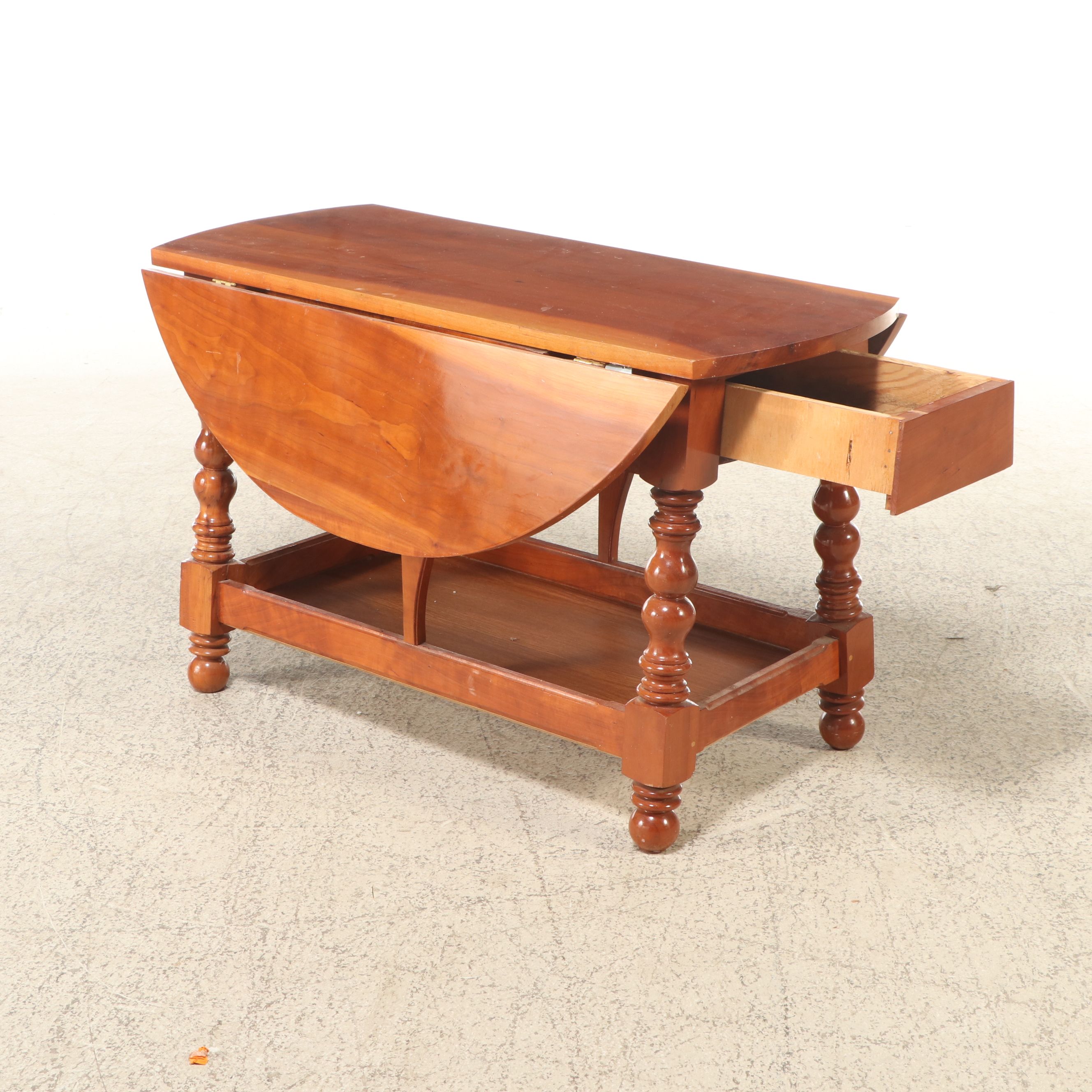 American Colonial Style Cherry Butterfly Table