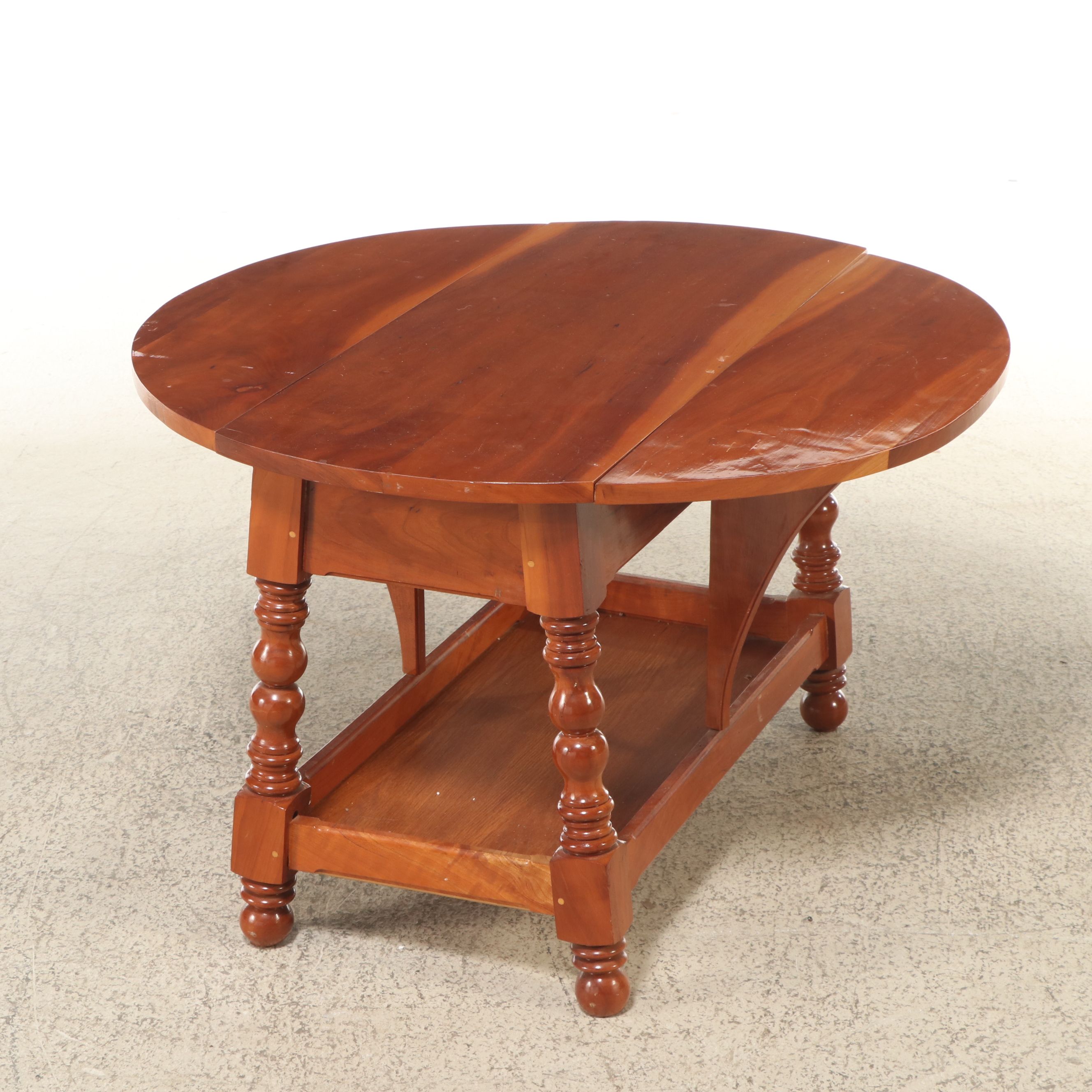 American Colonial Style Cherry Butterfly Table