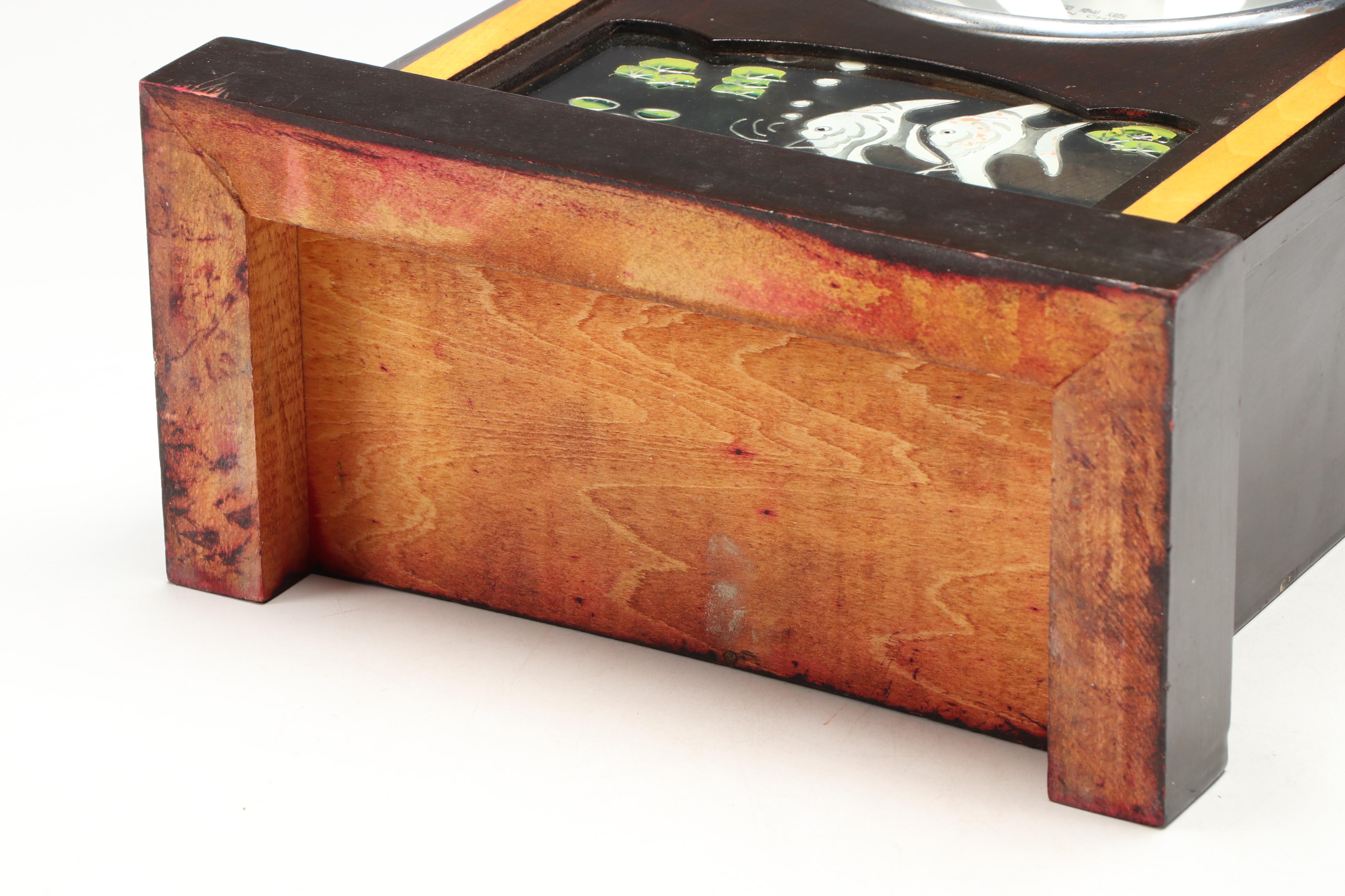 White Mountain 15-Day Wooden Mantel Clock