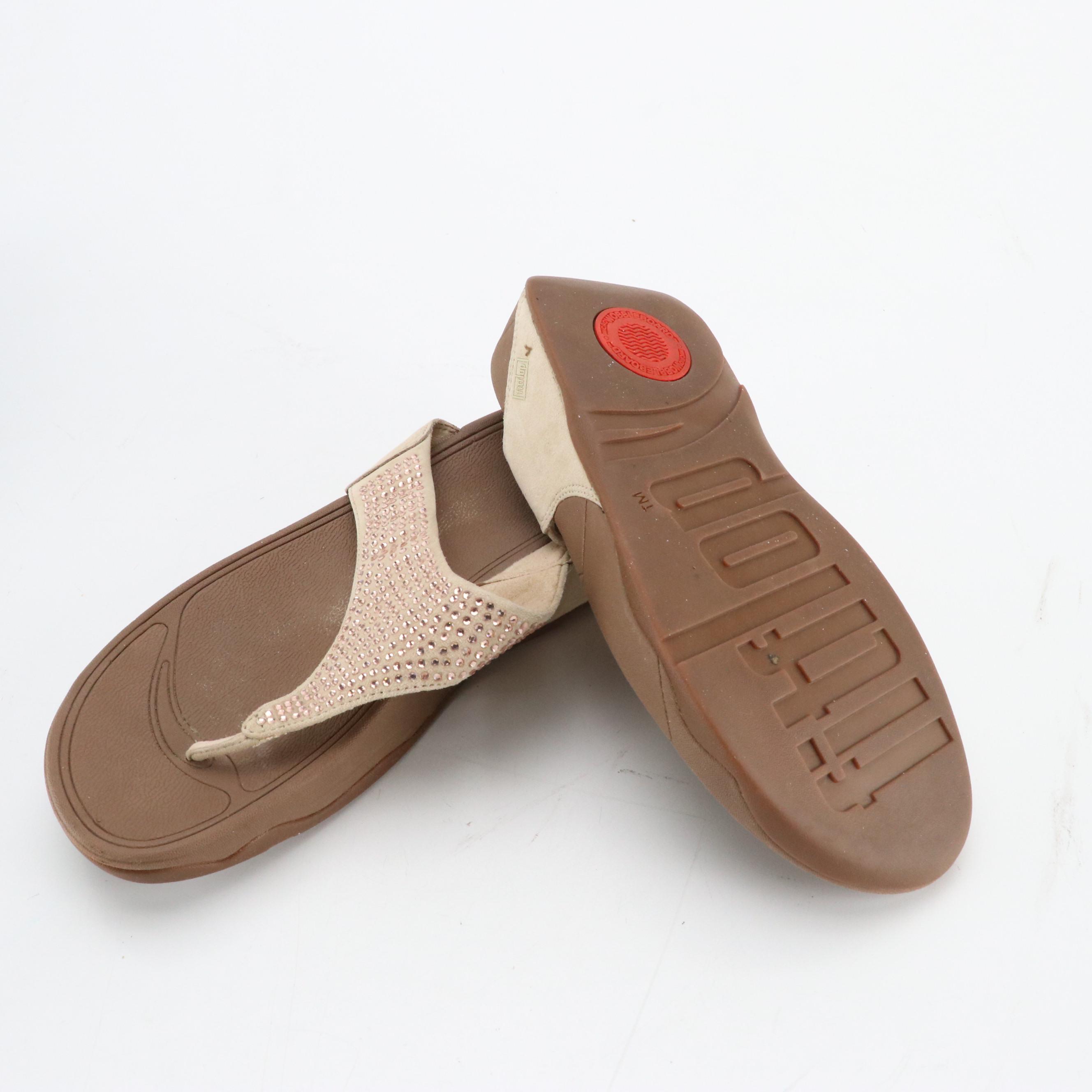 FitFlop Crystal Beaded, Lulu Crystal Flip Flops & Patent Leather Clogs