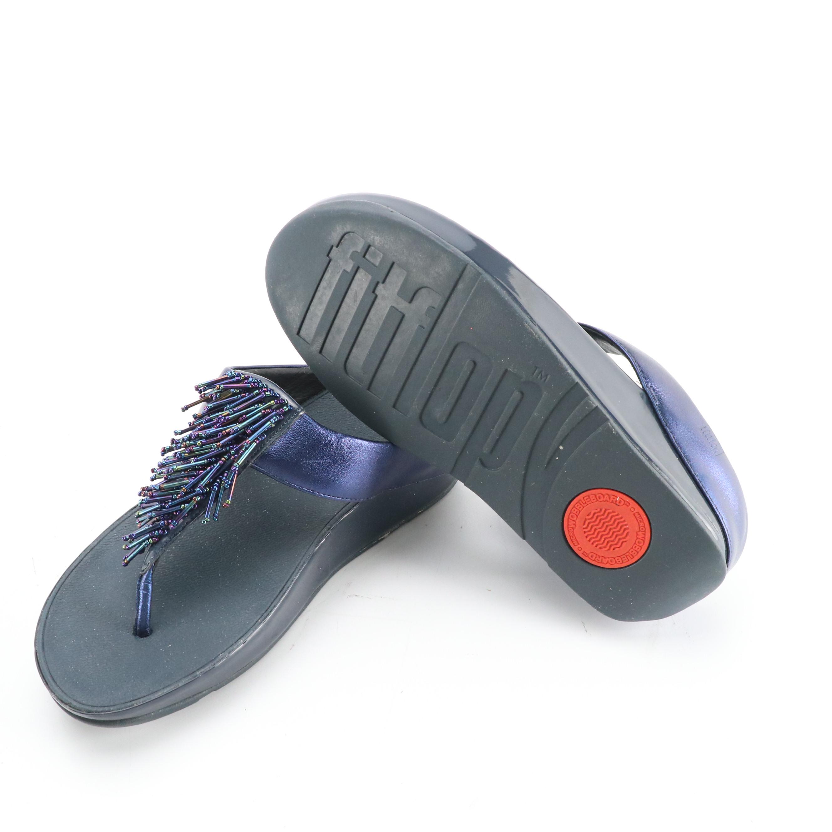 FitFlop Crystal Beaded, Lulu Crystal Flip Flops & Patent Leather Clogs