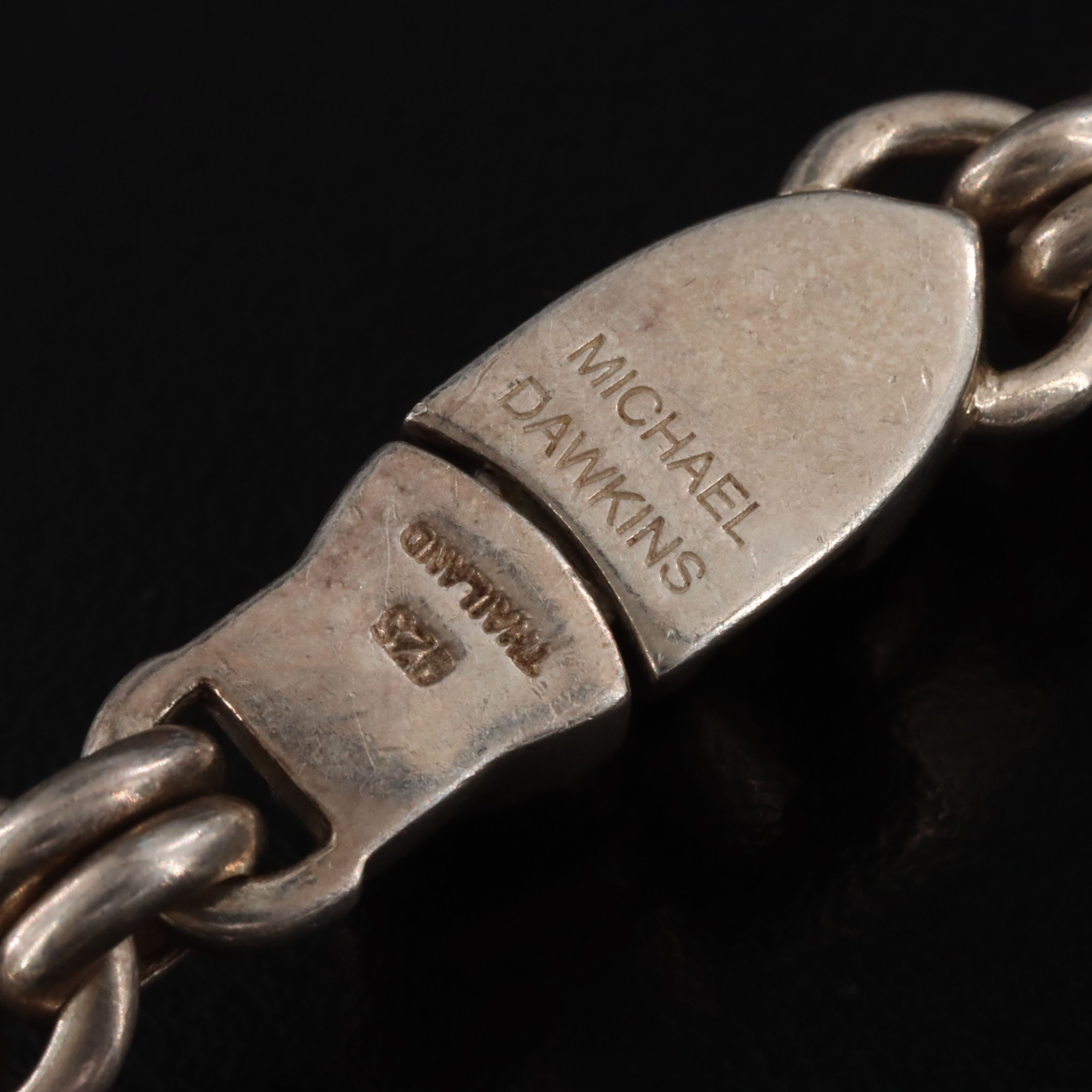 Michael Dawkins Sterling Amethyst Bracelet