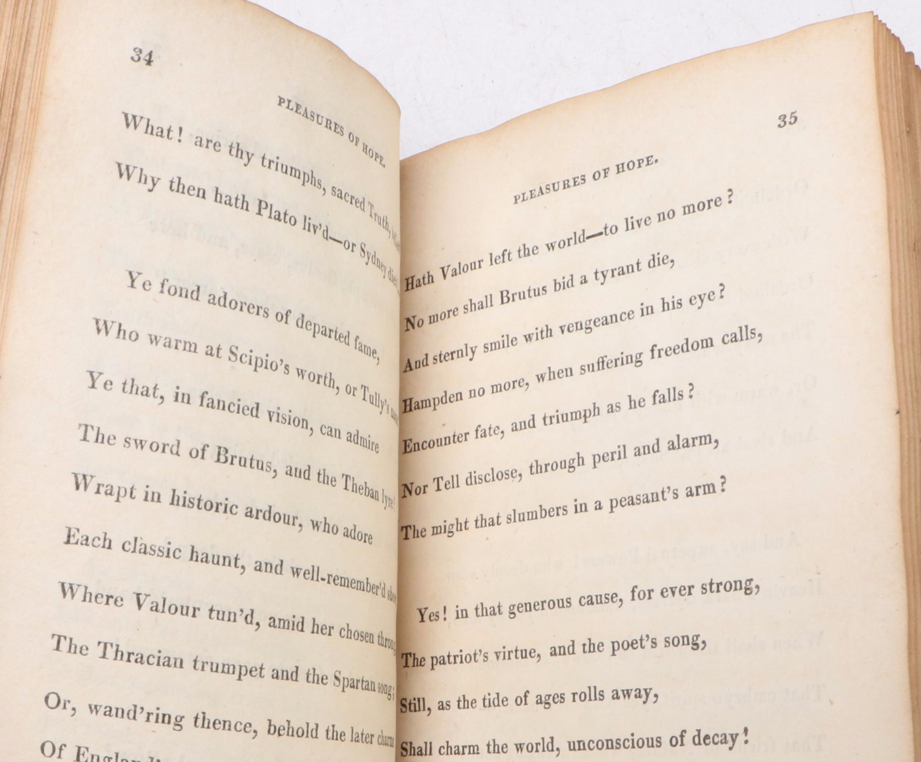 "The Pleasures of Hope, With Other Poems" by Thomas Campbell, 1811