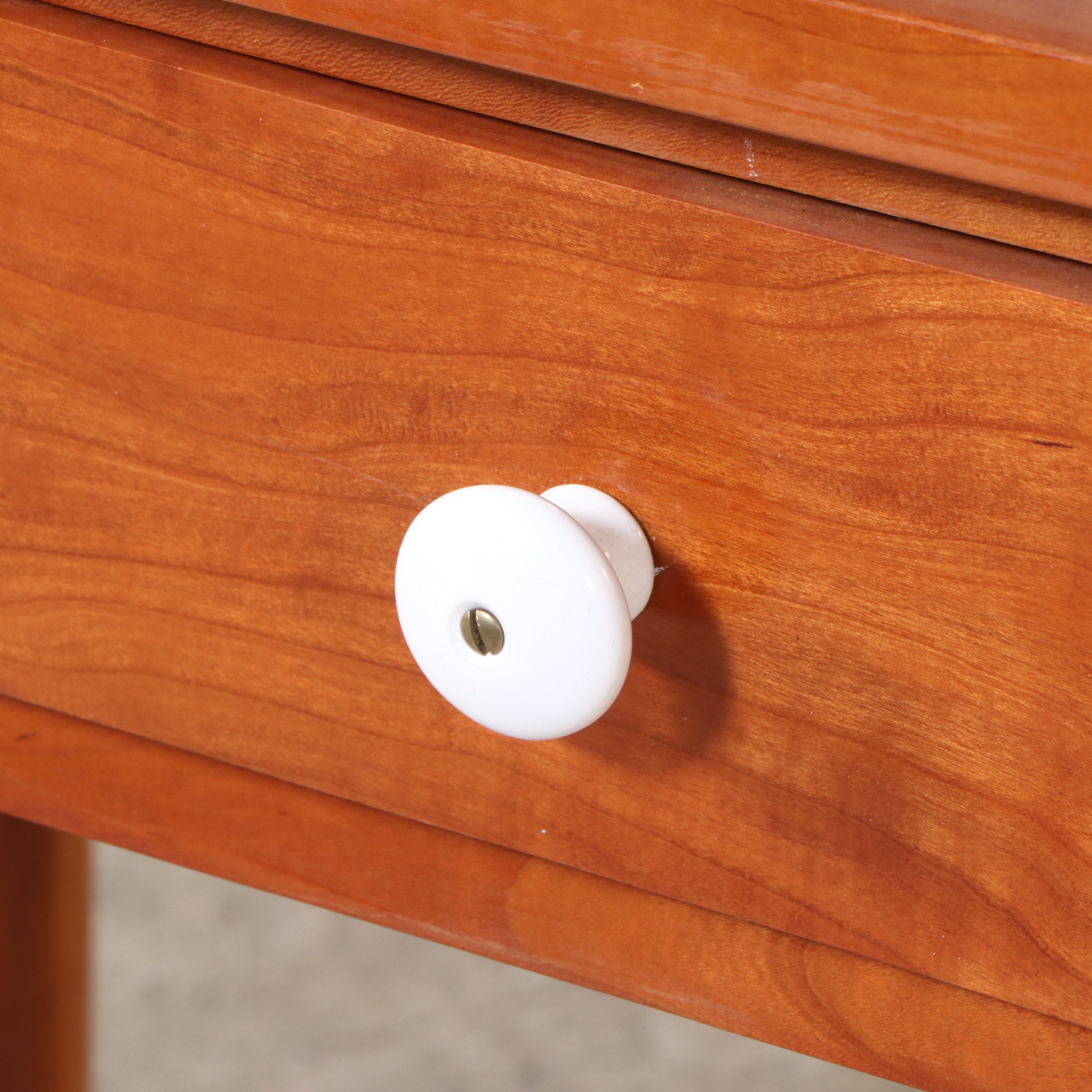 Vintage Sheraton Style Cherry Side Table